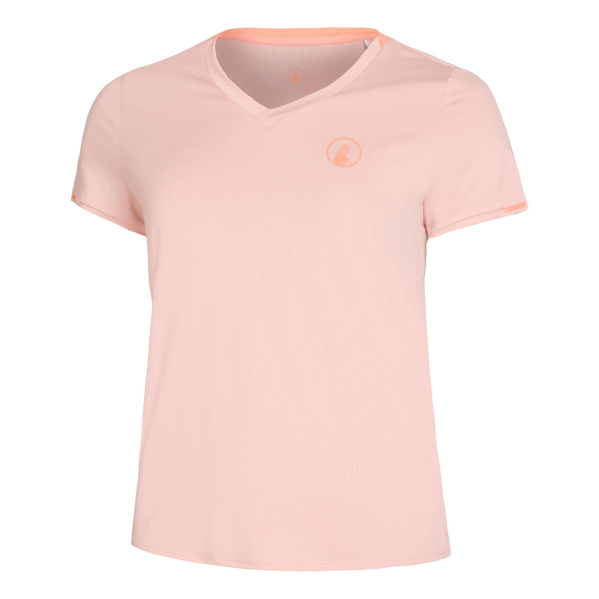 Quiet Please Retriever V-Neck T-Shirt Women - antique pink,