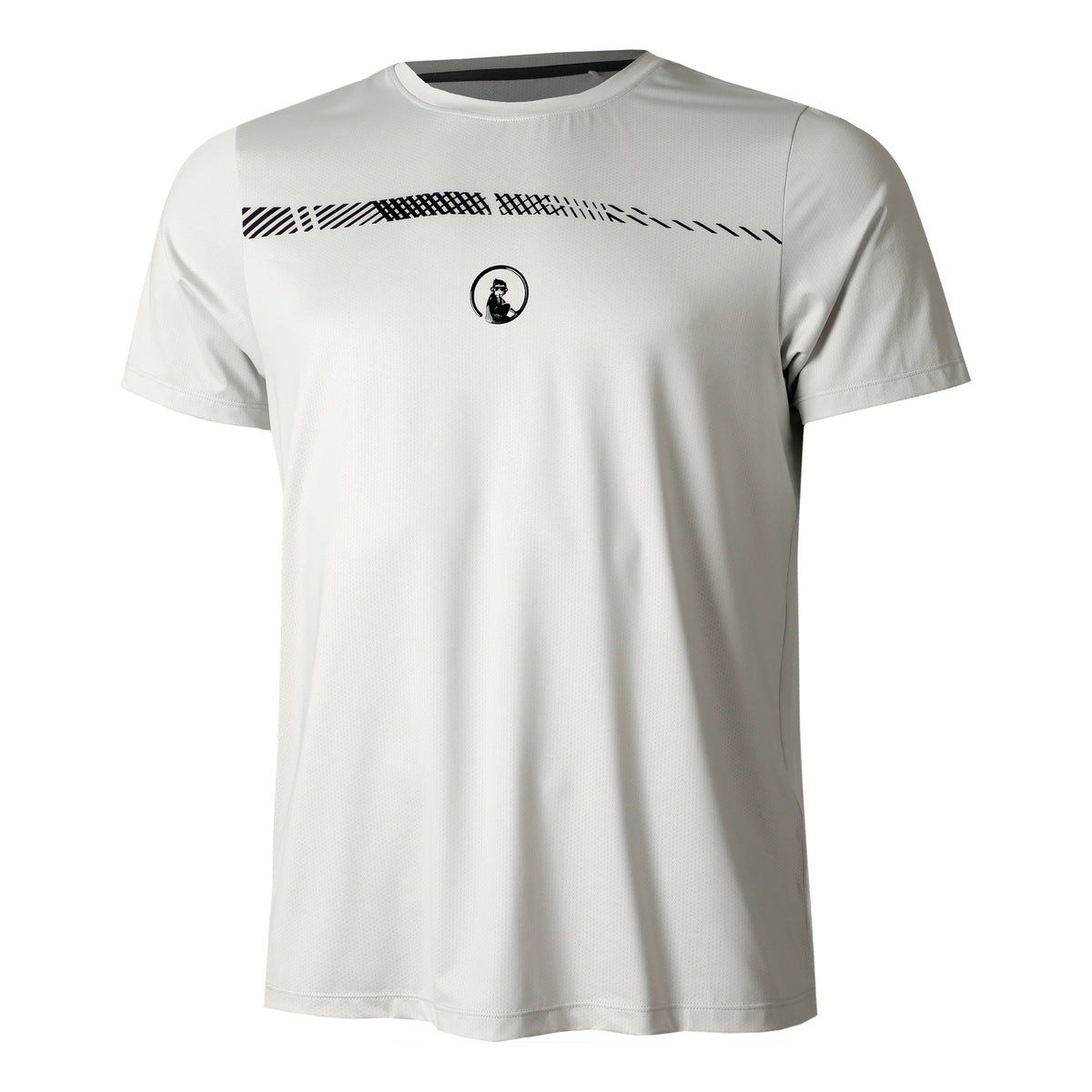 Quiet Please Sparkle Receiver T-Shirt Men-Lightgrey