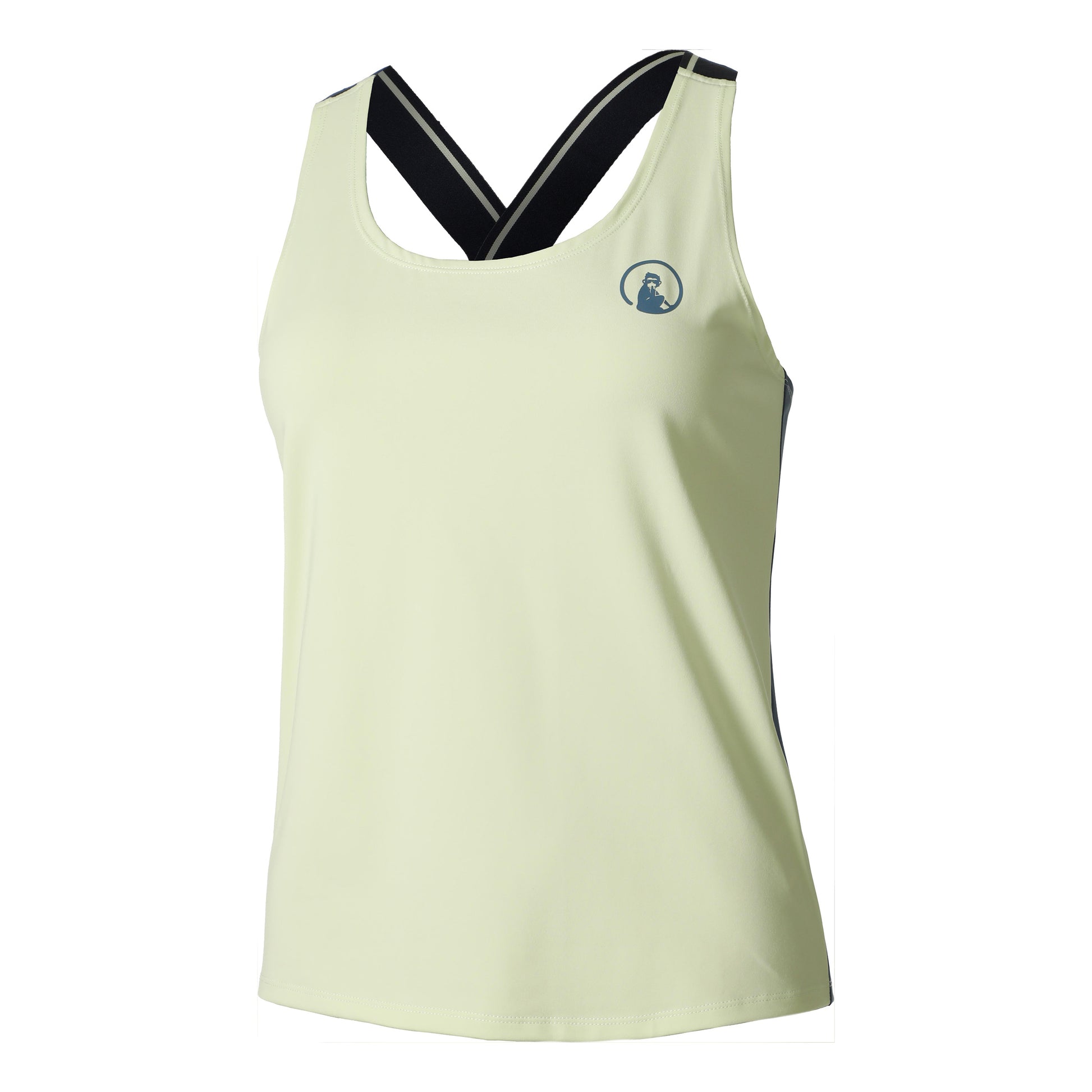 Quiet Please Perspectives Serve & Volley Tank Top Women-Lime