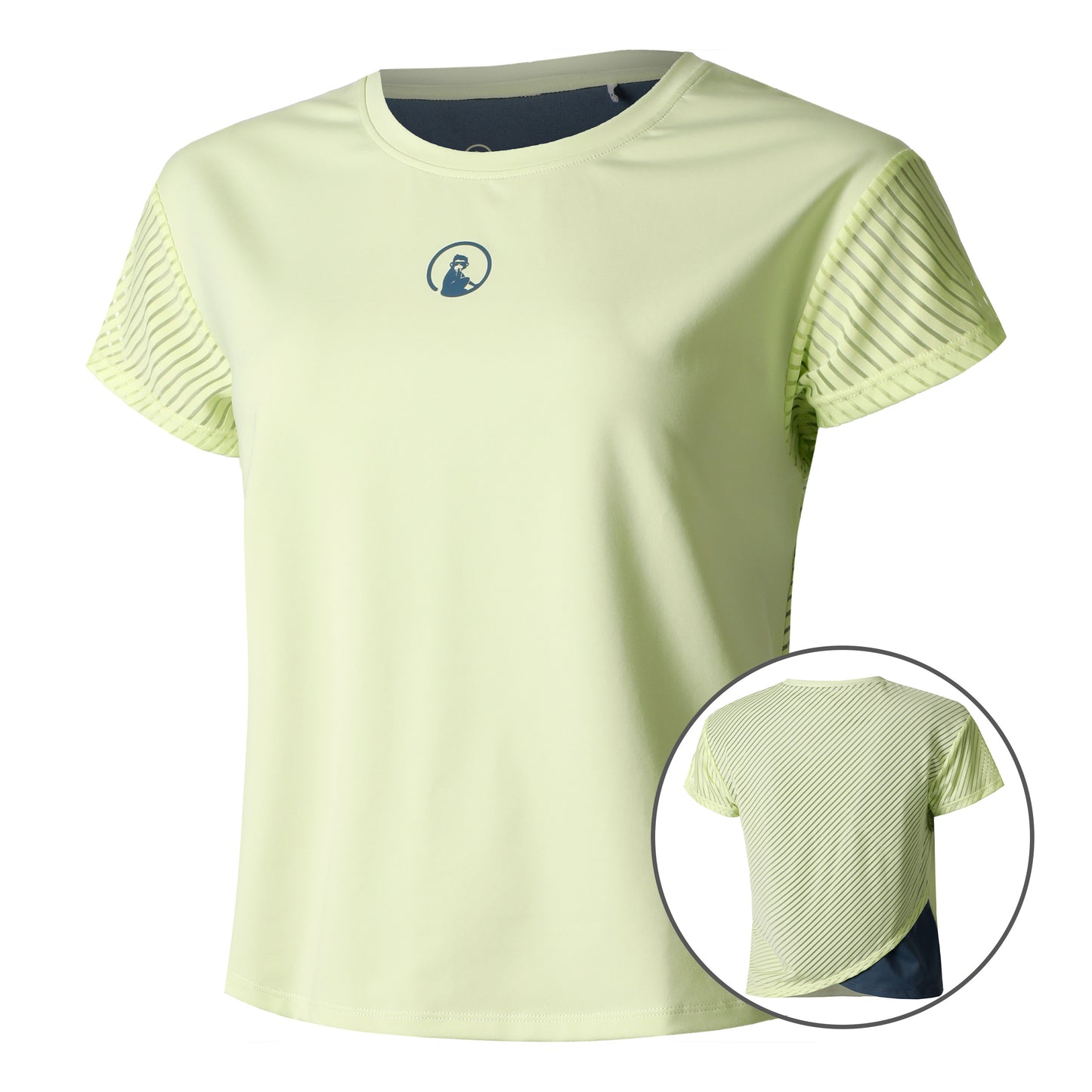 Quiet Please Perspectives Cross T-Shirt Women-Lime