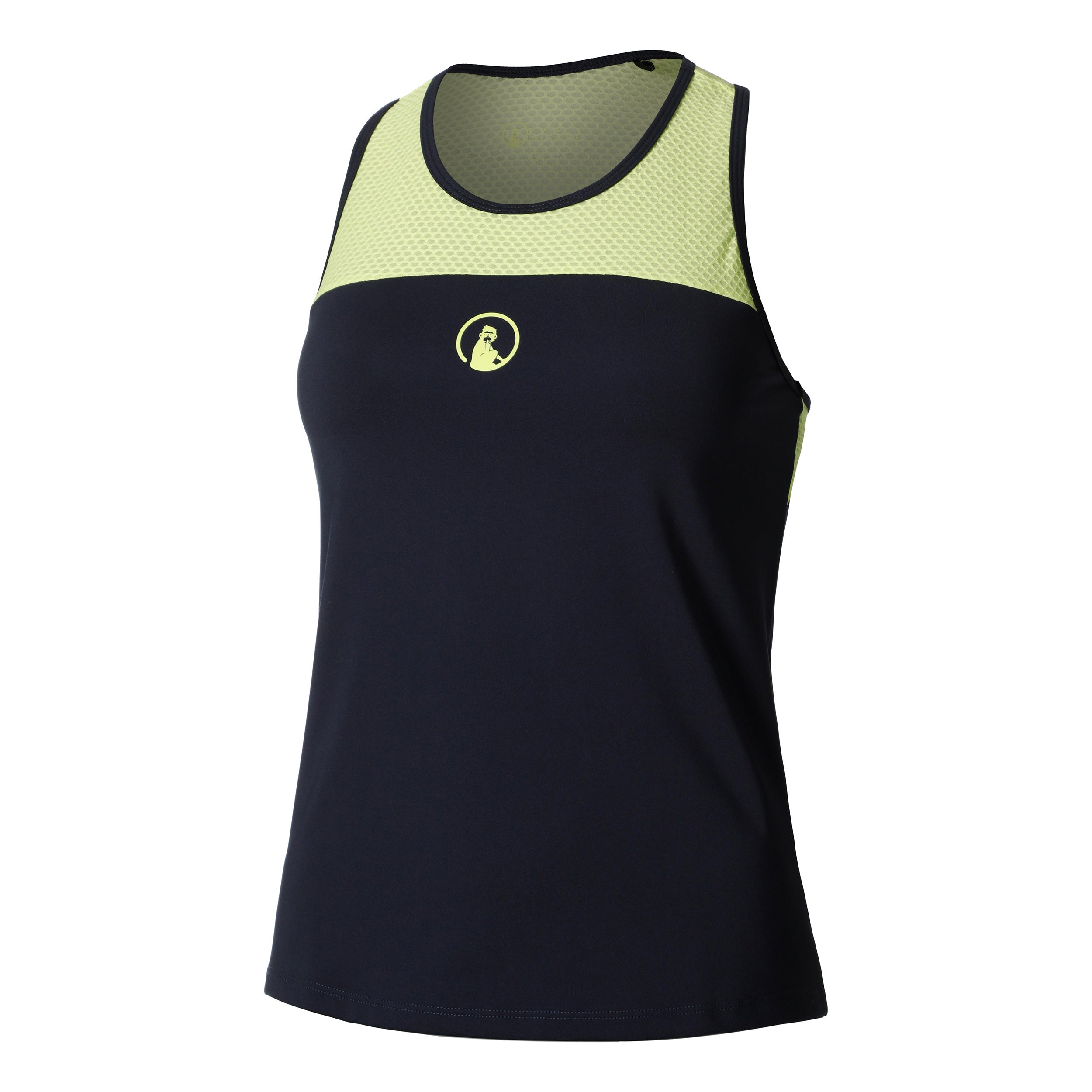 Quiet Please Perspectives Racerback Tank-Top Damen-Dunkelblau