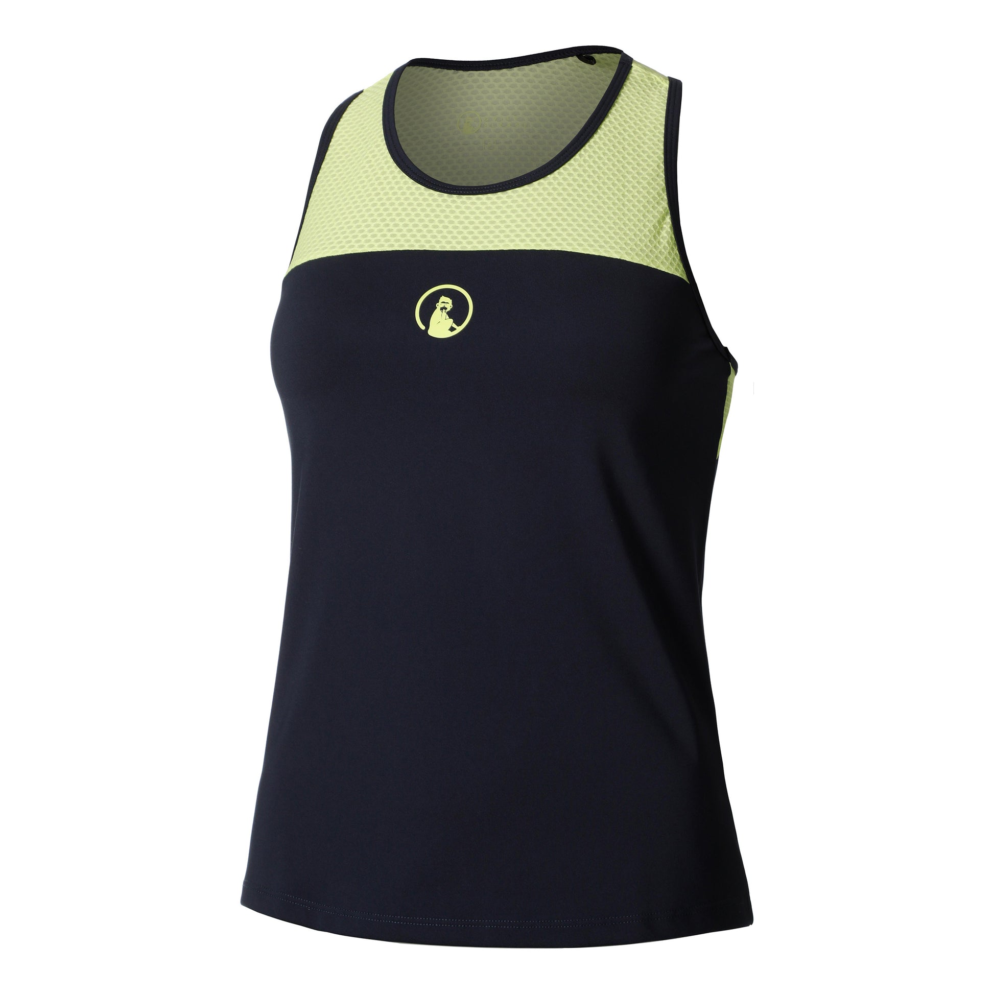 Quiet Please Perspectives Racerback Tank-Top Damen-Dunkelblau
