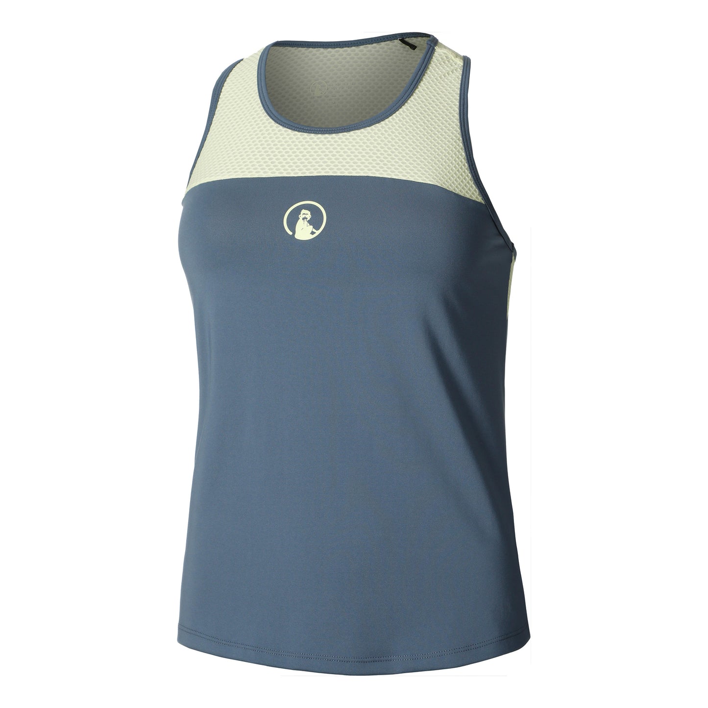 Quiet Please Perspectives Racerback Tank-Top Damen-Blau