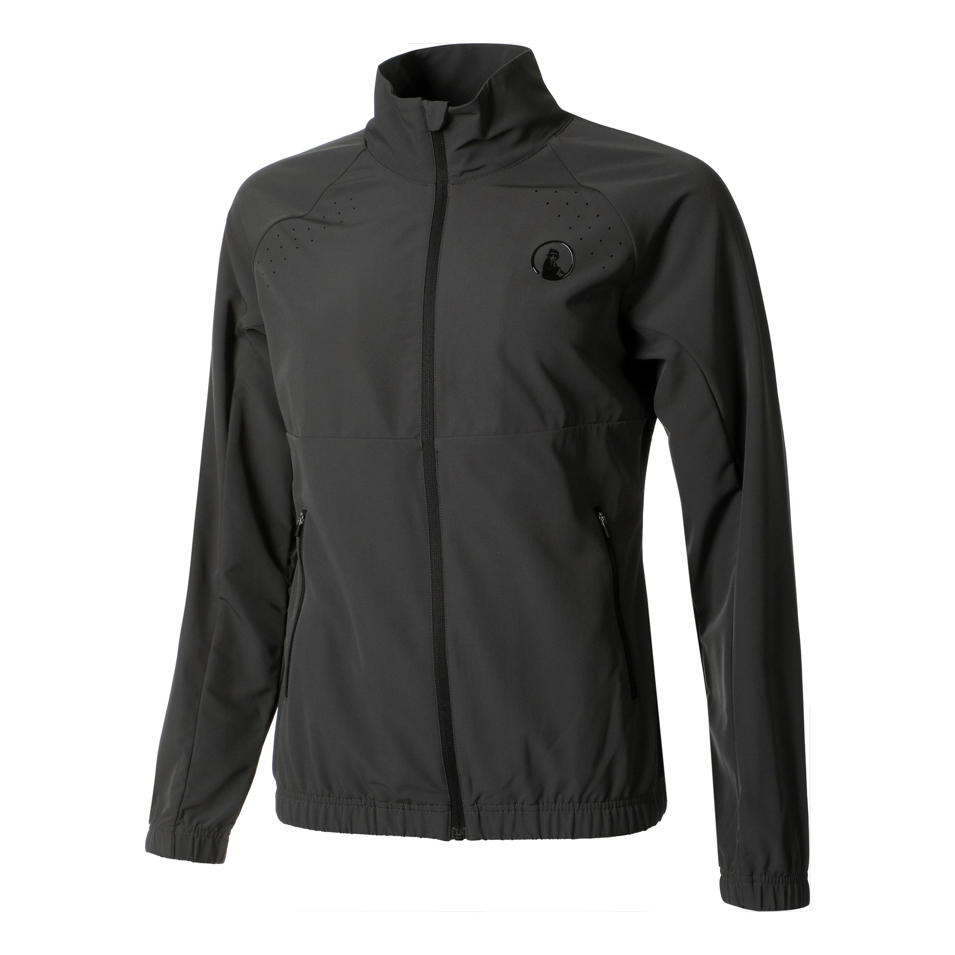 Quiet Please Sparkle Return Trainingsjacke Damen-Anthrazit