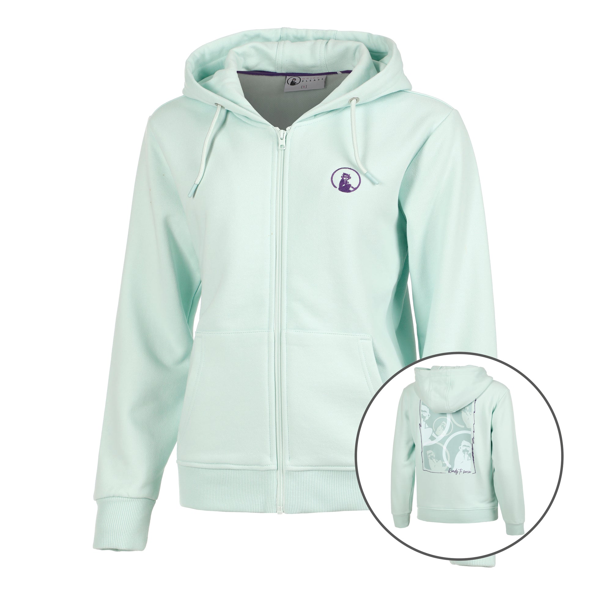 Quiet Please Circles'n'Squares 2.0 Training Jacket Women-Mint