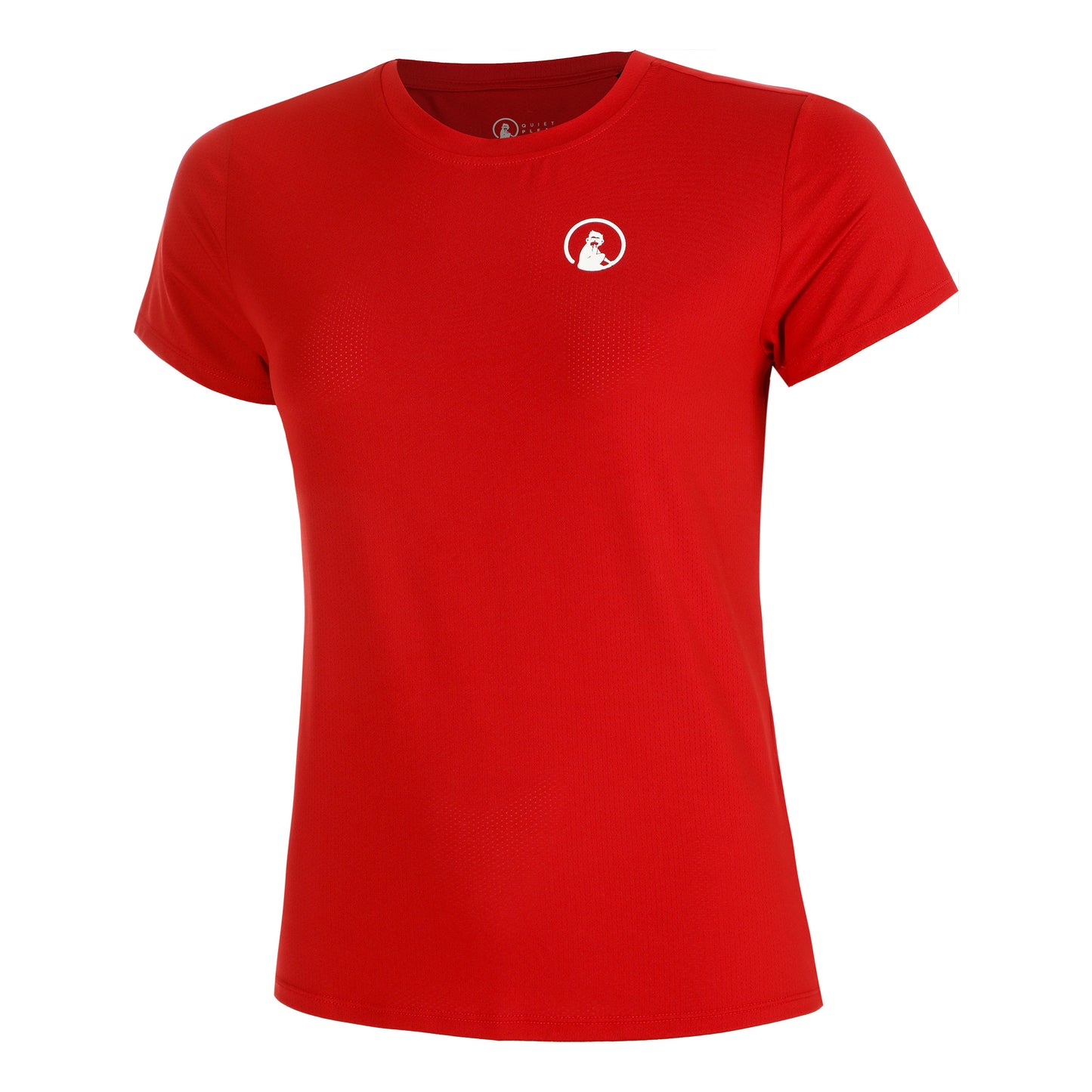 Quiet Please Retriever T-Shirt Damen-Rot