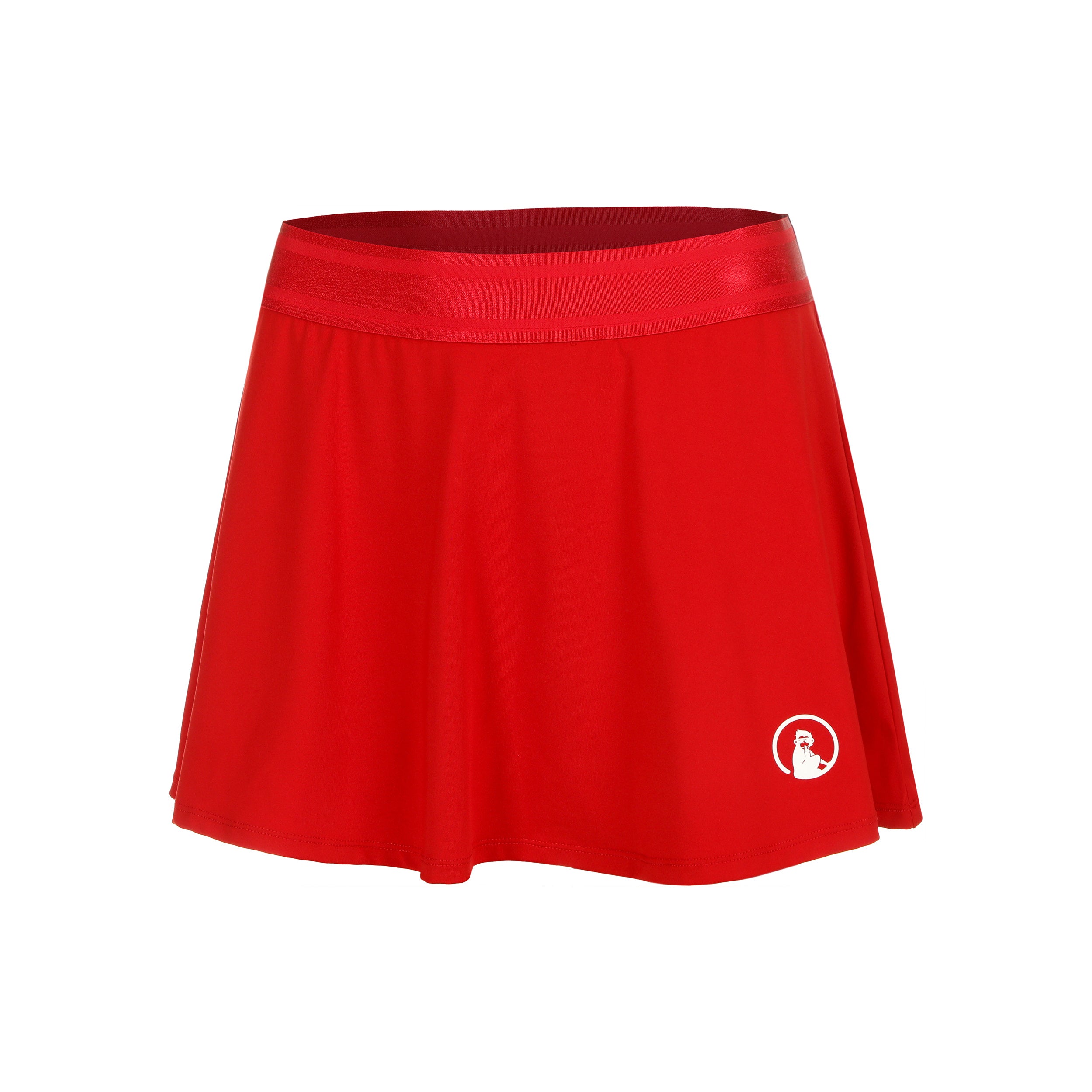 Quiet Please Bounce Skirt Women-Red