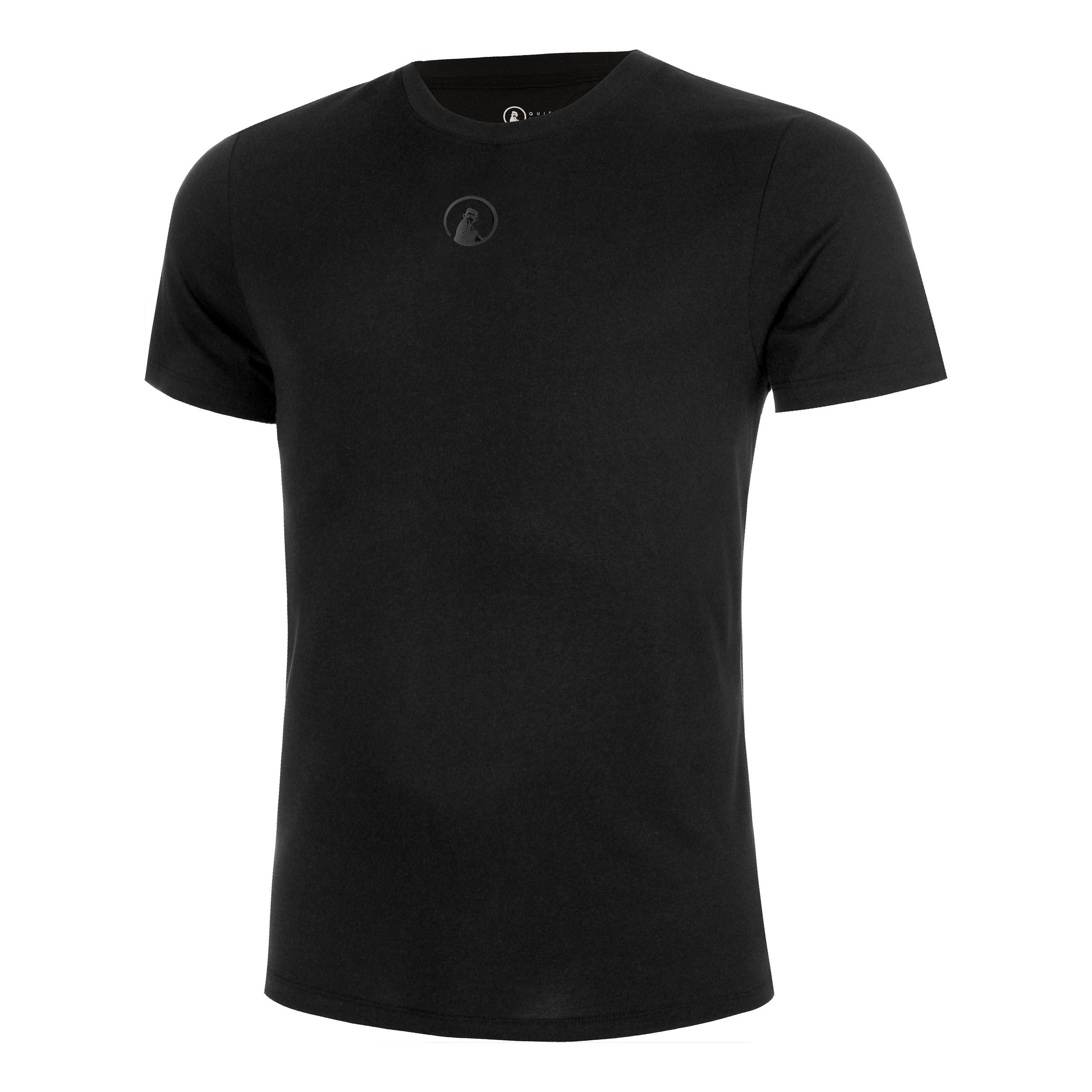 Quiet Please Tonal Core T-Shirt Men-Black
