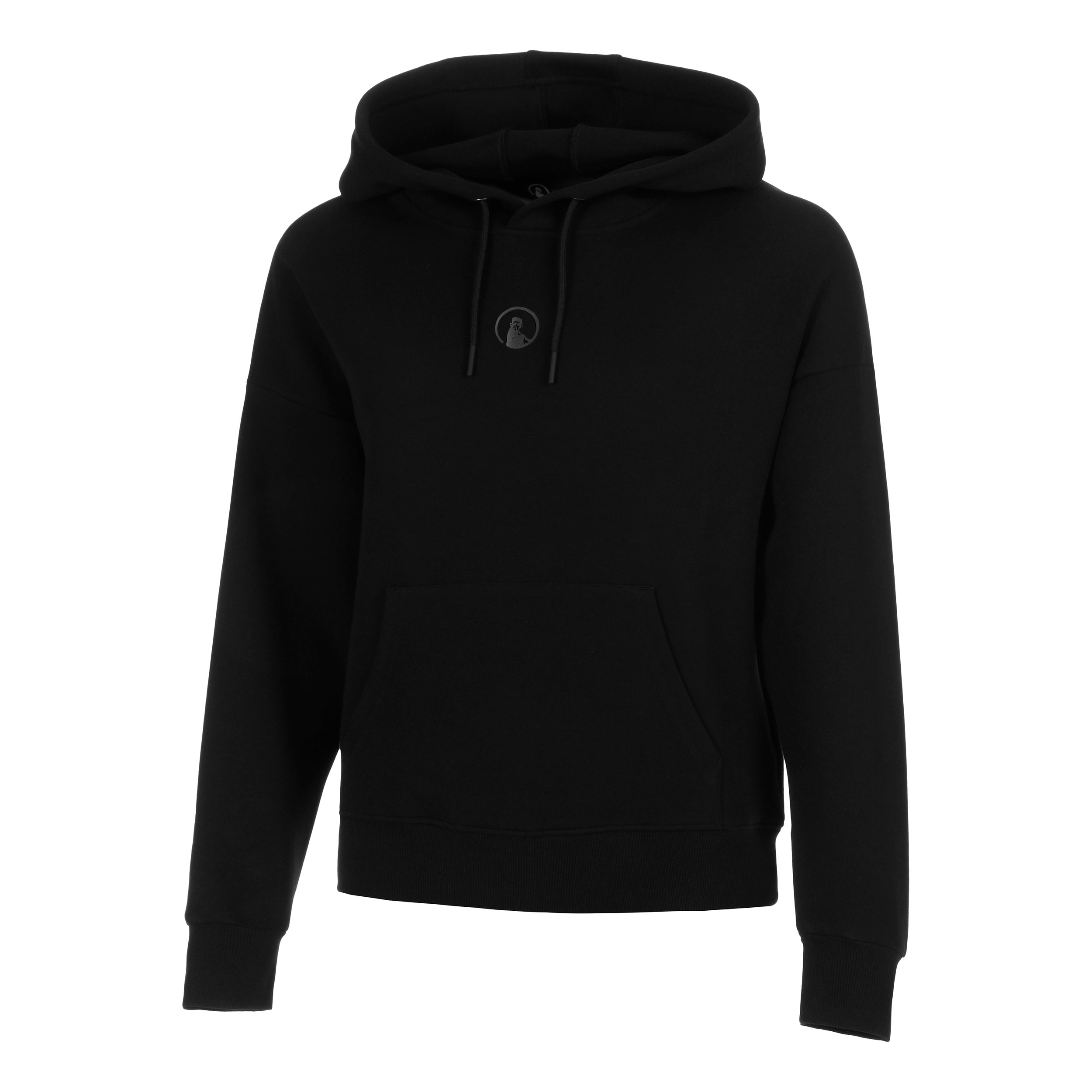 Quiet Please Tonal Core Hoody Women-Black