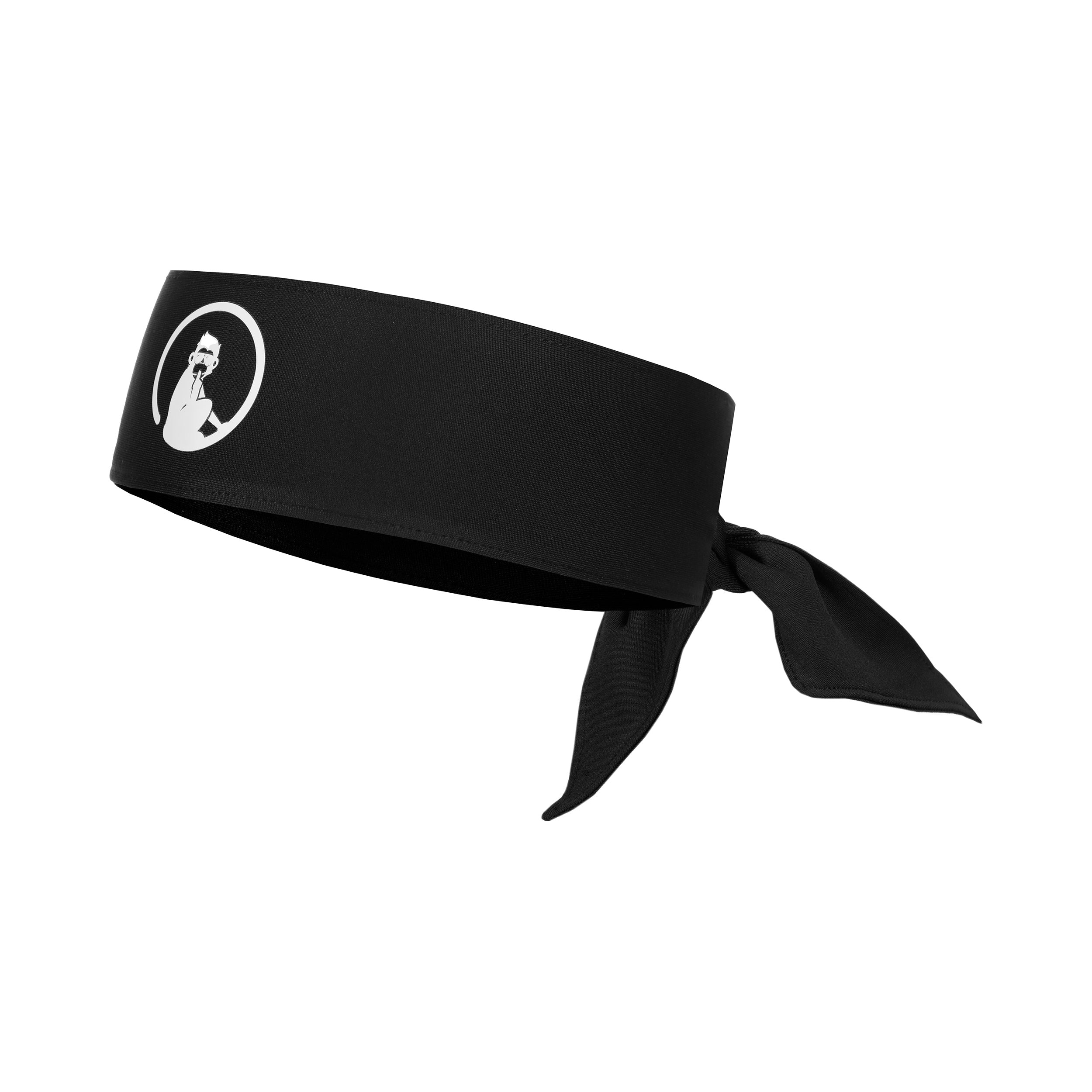 Quiet Please Court Bandana-Black