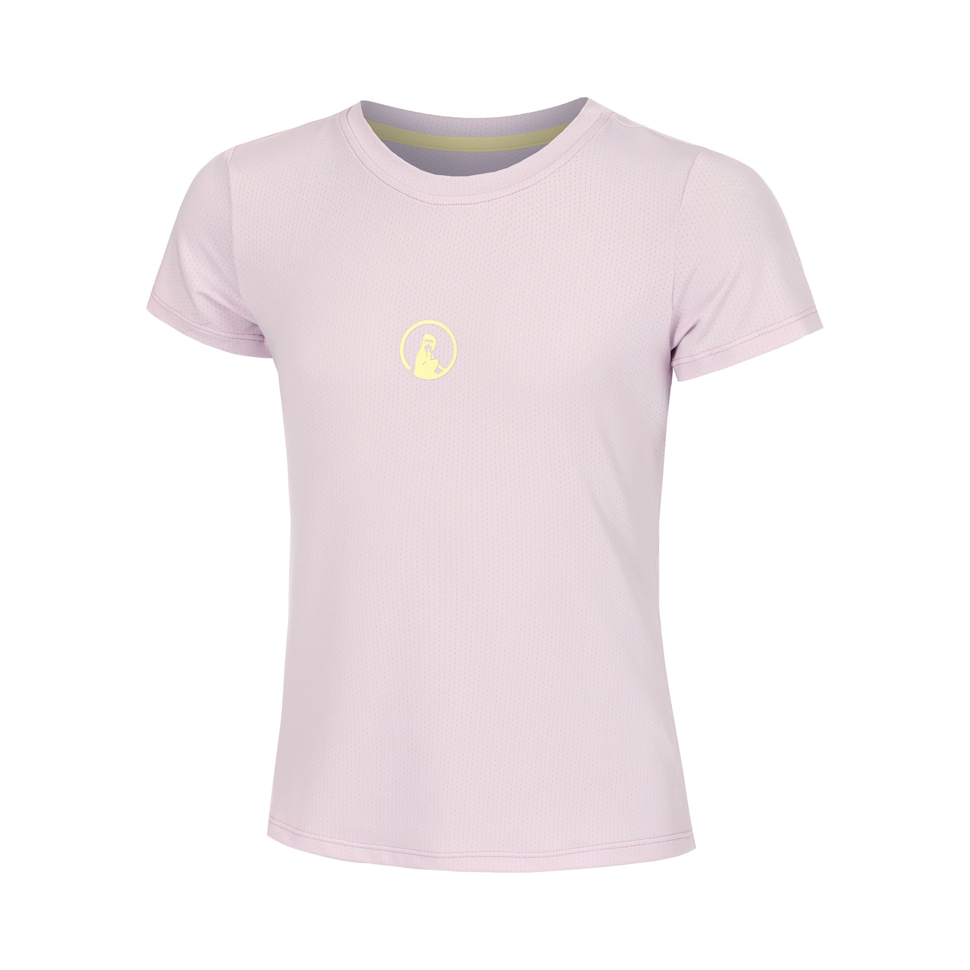 Quiet Please Mind Retriever T-Shirt Mädchen-Flieder,Gelb