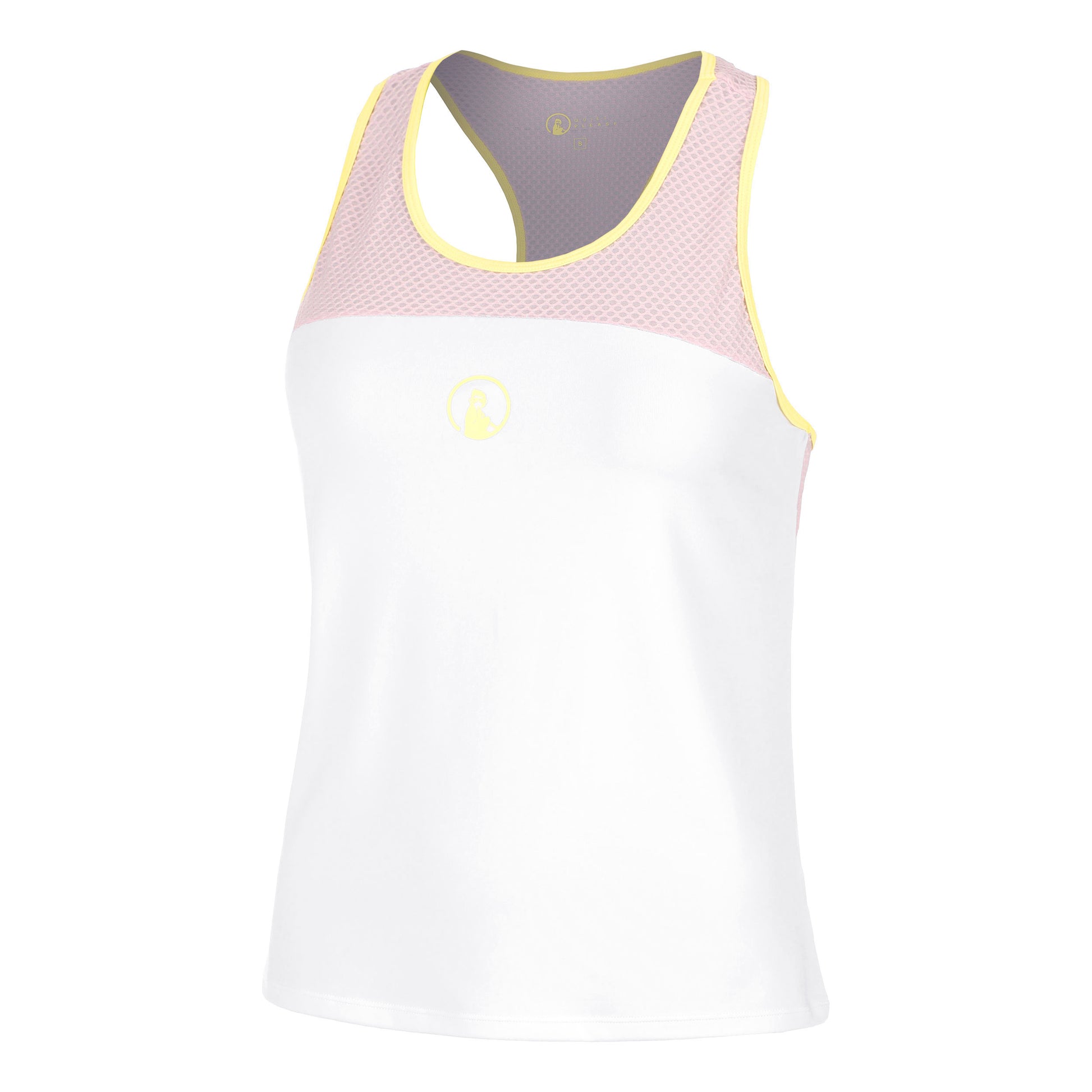 Quiet Please Mind Racerback Tank Top Girls-Lilac,White