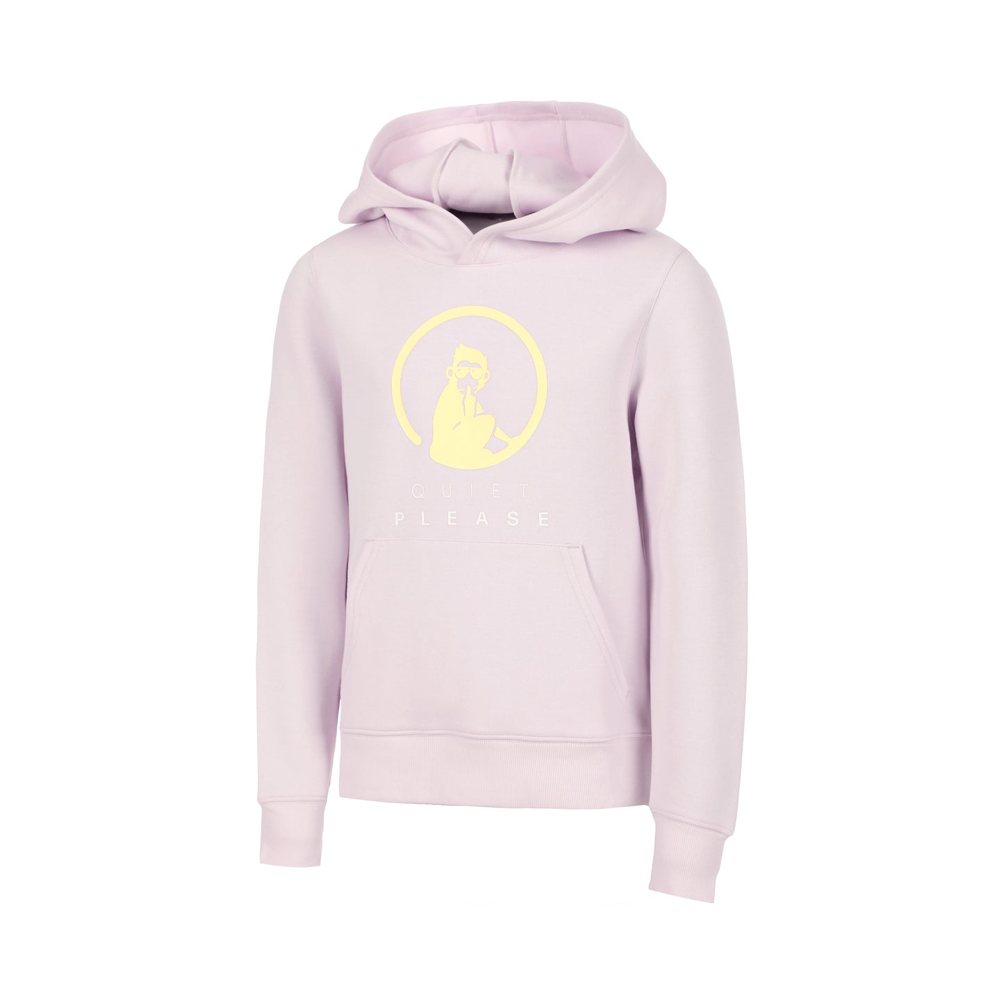 Quiet Please Crushaseline Logo Hoody Mädchen - flieder, gelb