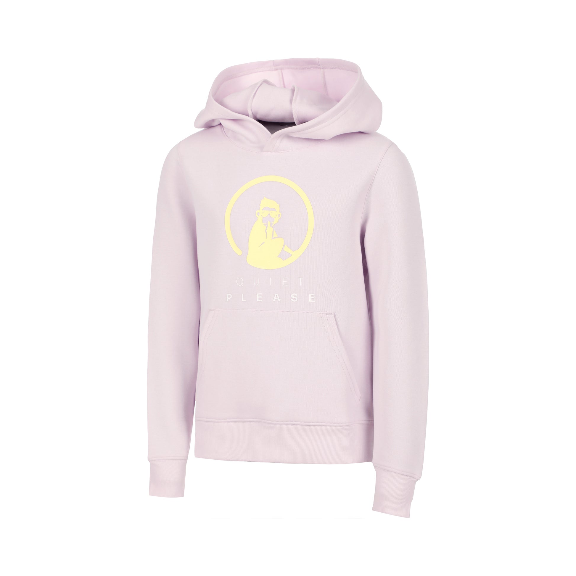 Quiet Please Crushaseline Logo Hoody Mädchen - flieder, gelb