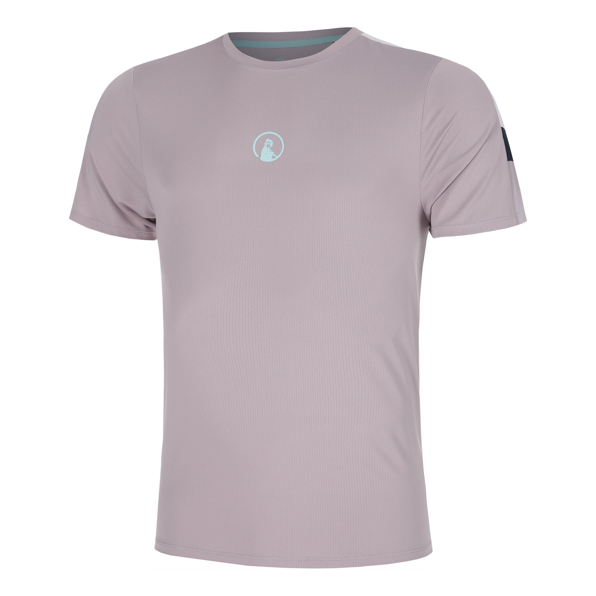 Quiet Please Mind Receiver Hori T-Shirt Men-Violet,Multicoloured