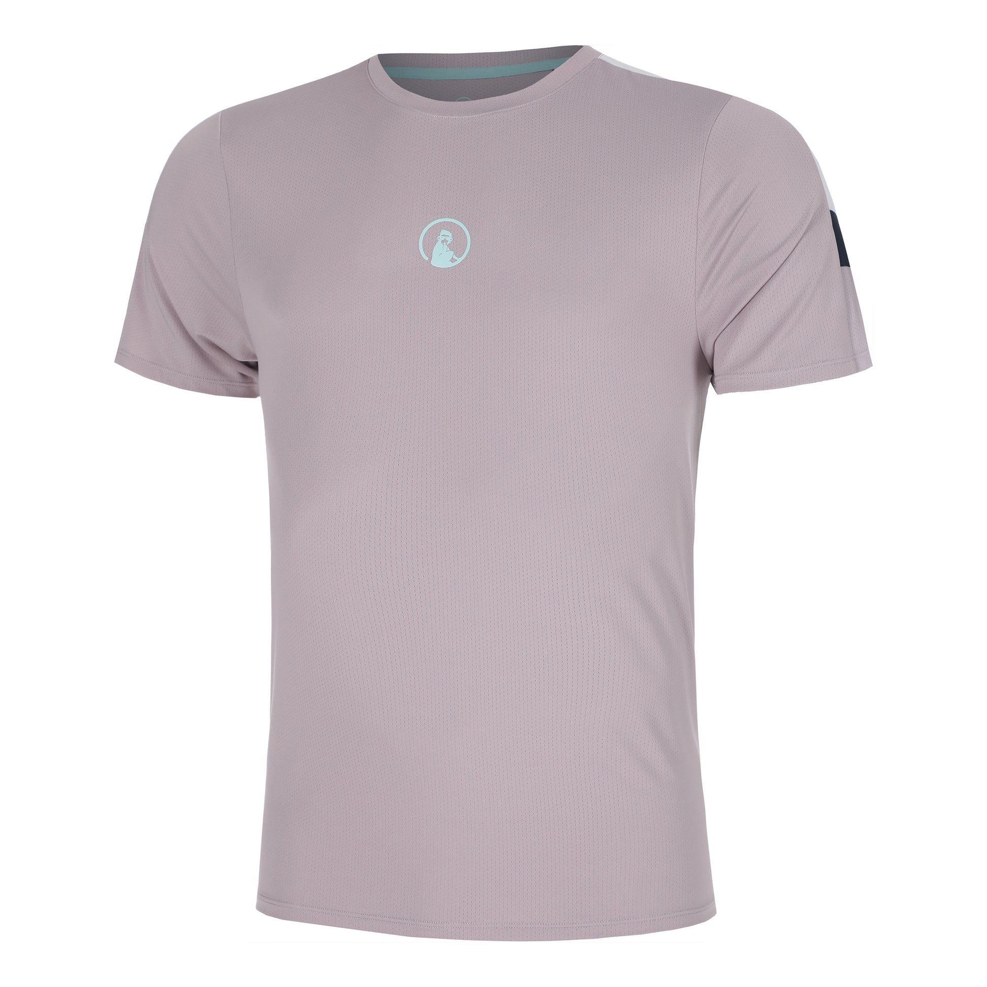 Quiet Please Mind Receiver Hori T-Shirt Men-Violet,Multicoloured