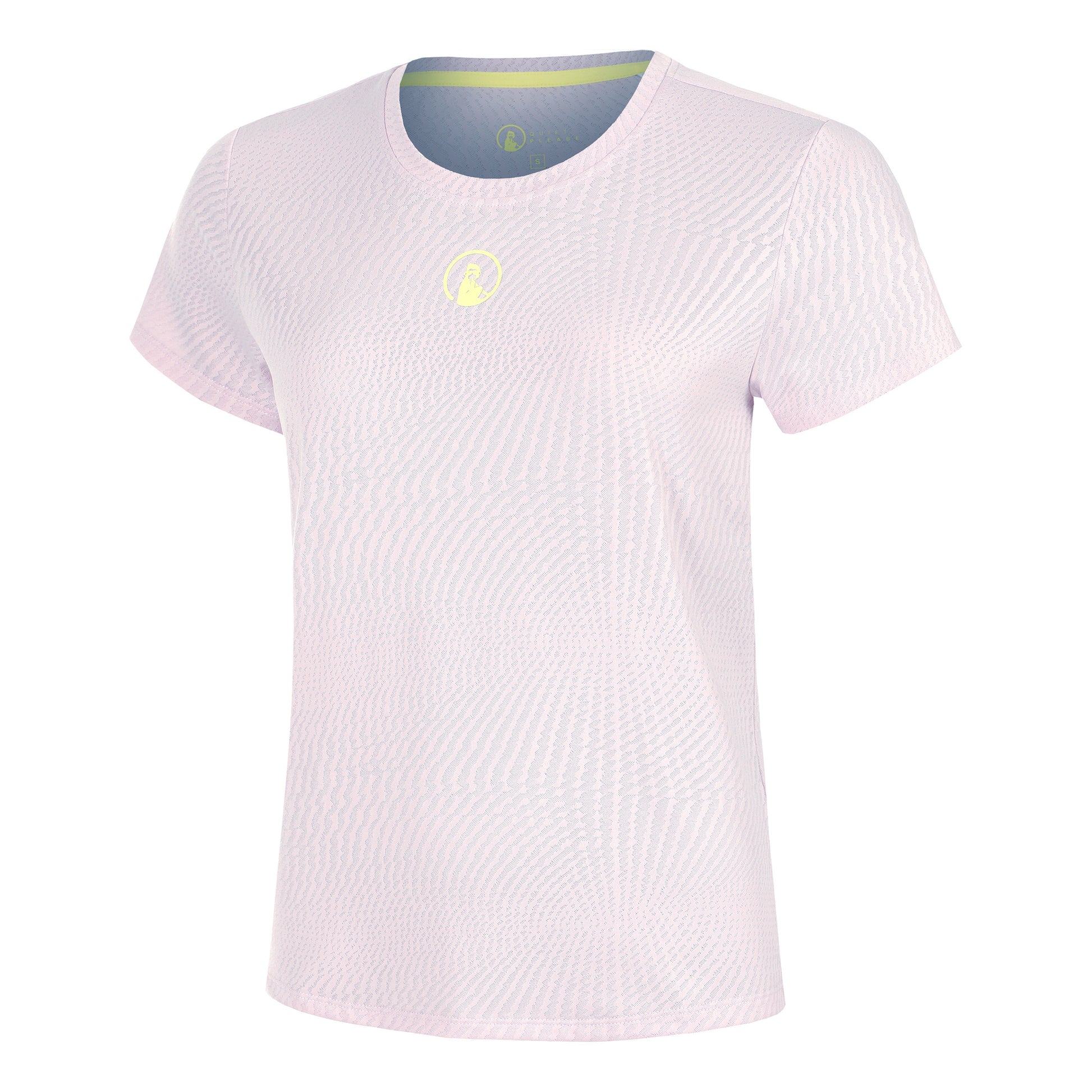 Quiet Please Mind Spin T-Shirt Women-Lilac,Yellow