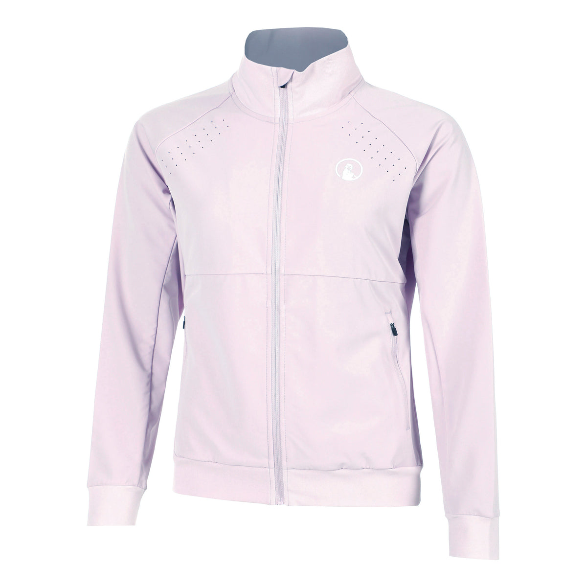 Quiet Please Mind Return Trainingsjacke Damen-Flieder,Weiß