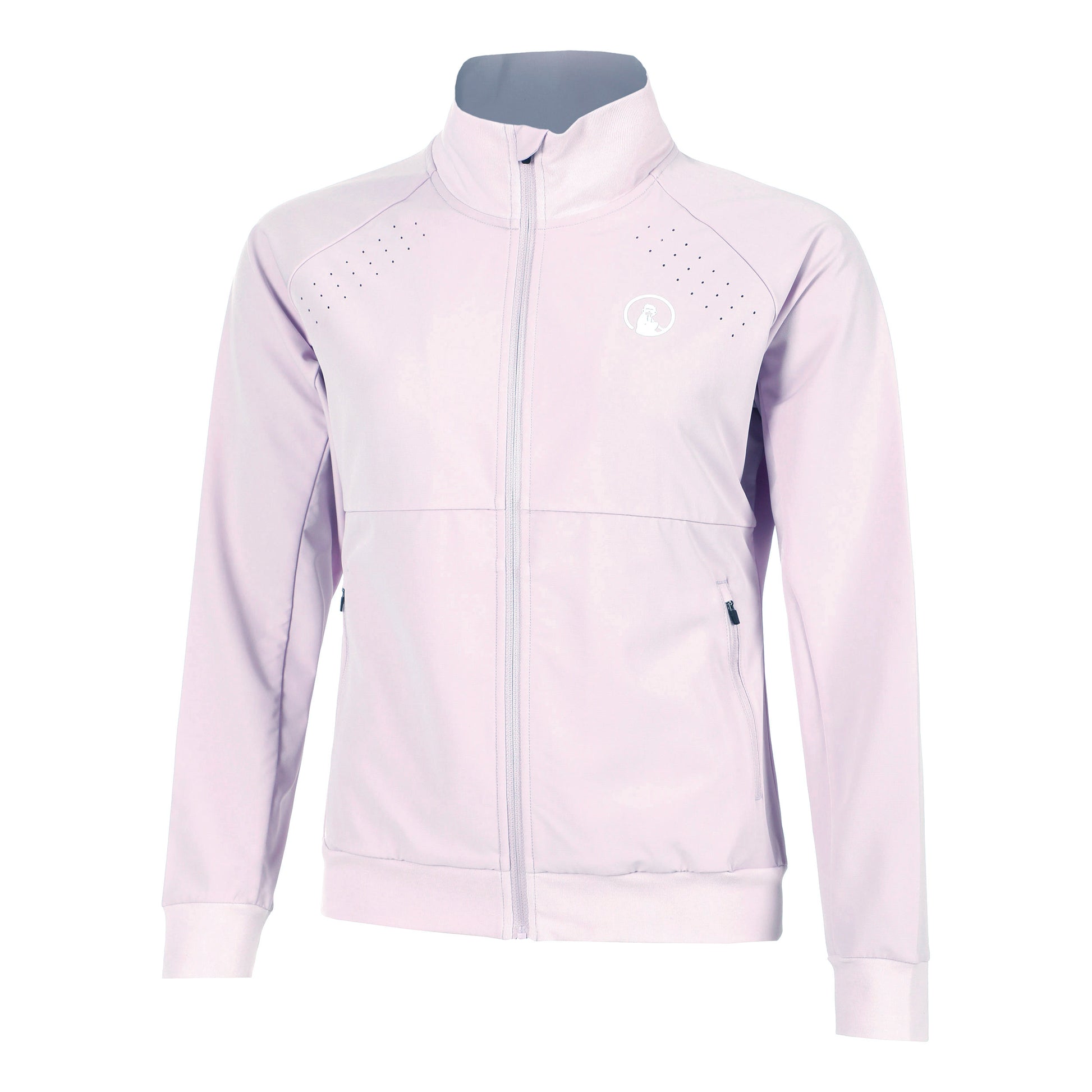 Quiet Please Mind Return Trainingsjacke Damen-Flieder,Weiß