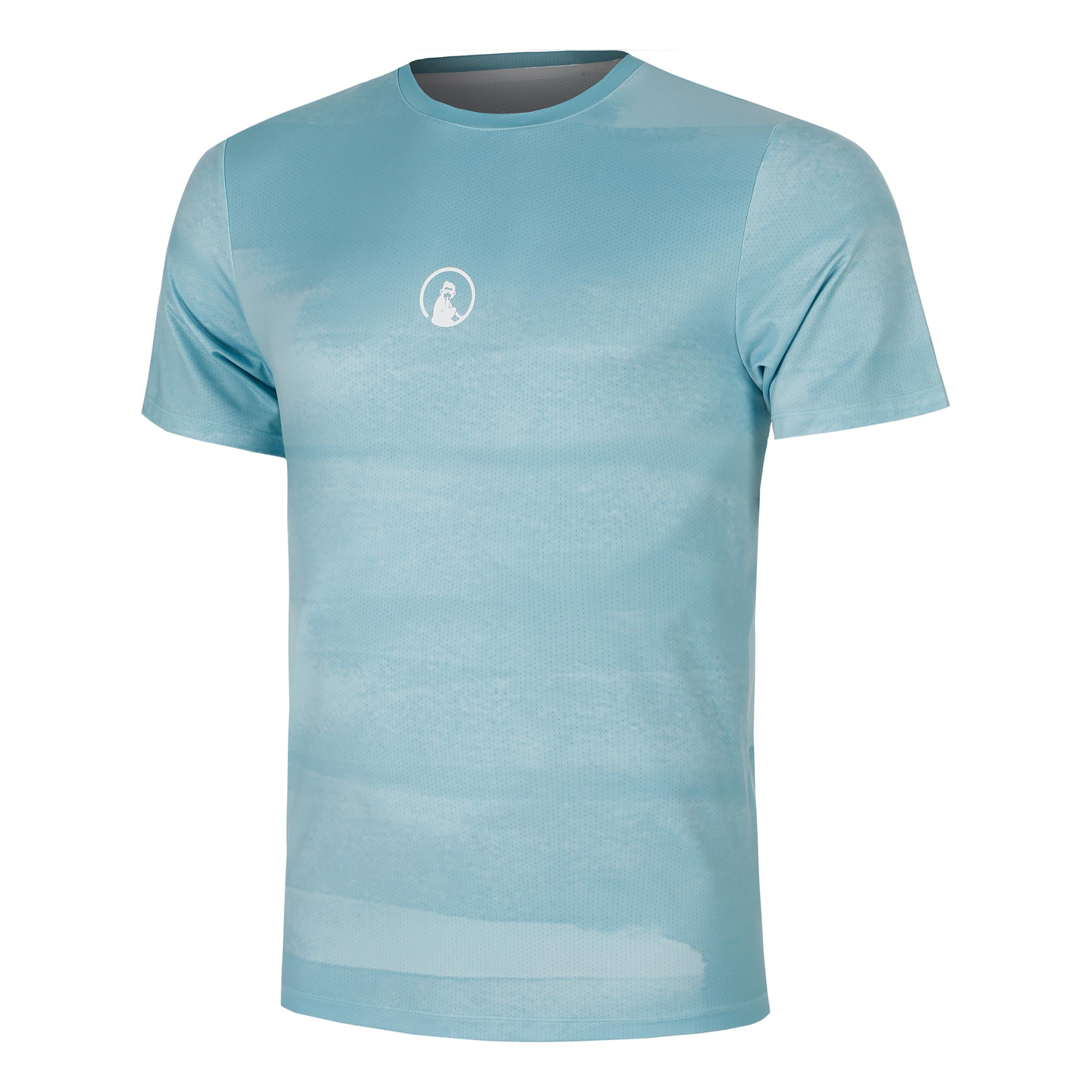Quiet Please Create Receiver Wipe T-Shirt Herren-Hellblau,Weiß