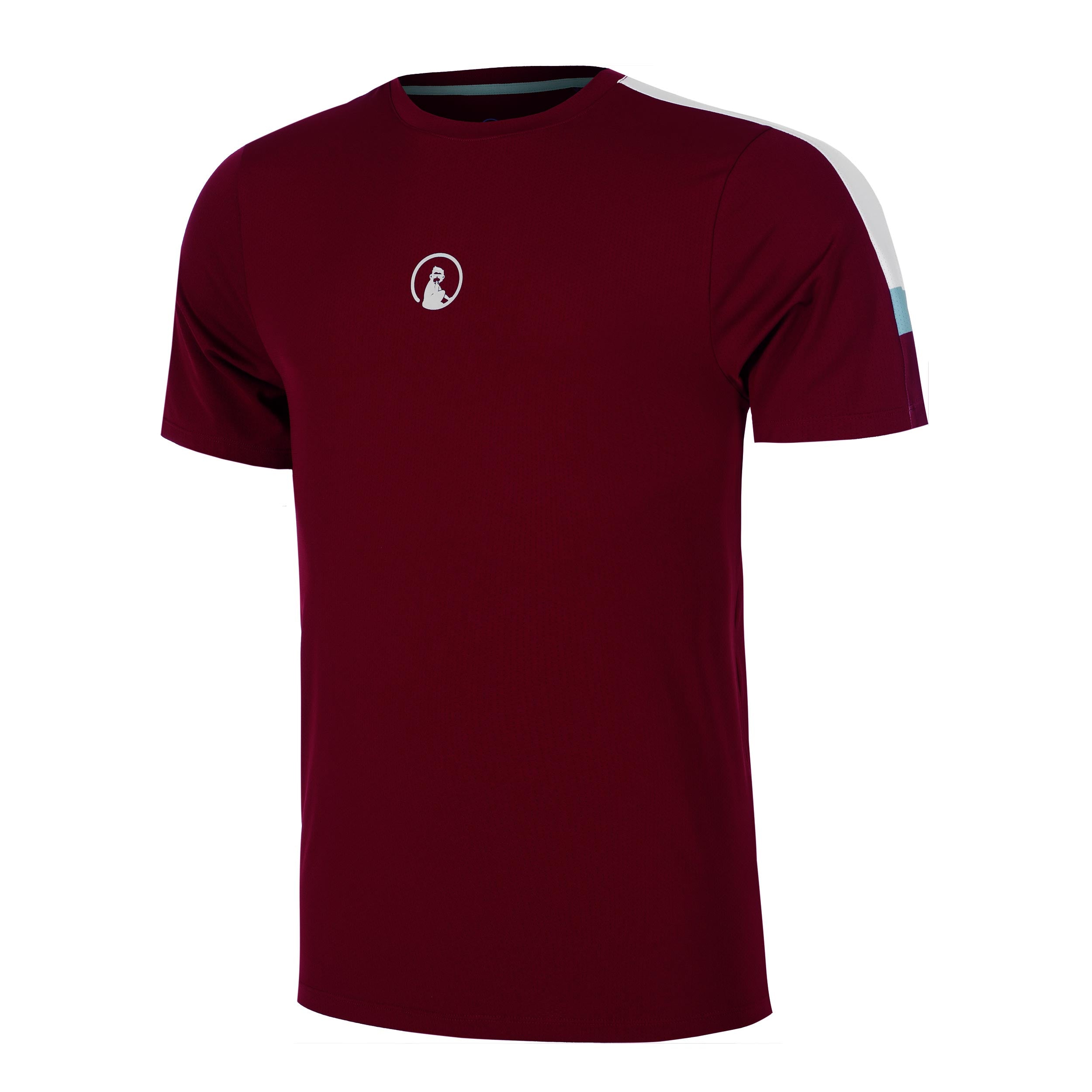 Quiet Please Create Receiver Hori T-Shirt Men-Wine Red,Multicoloured