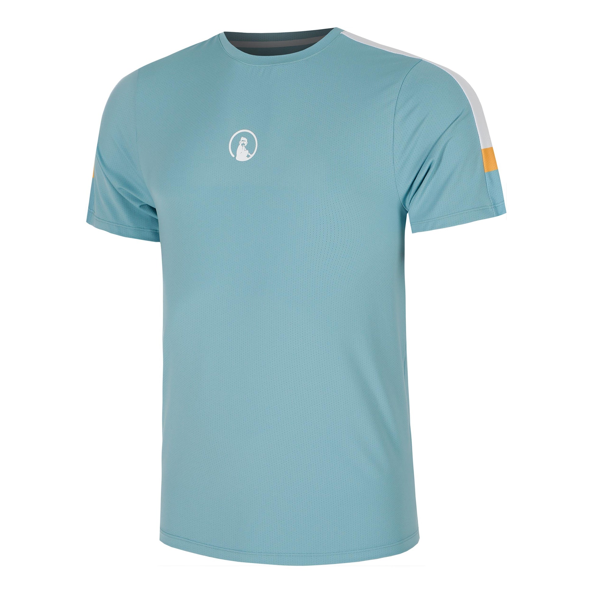 Quiet Please Endlessly Receiver Hori T-Shirt Men-Light Blue,Multicoloured