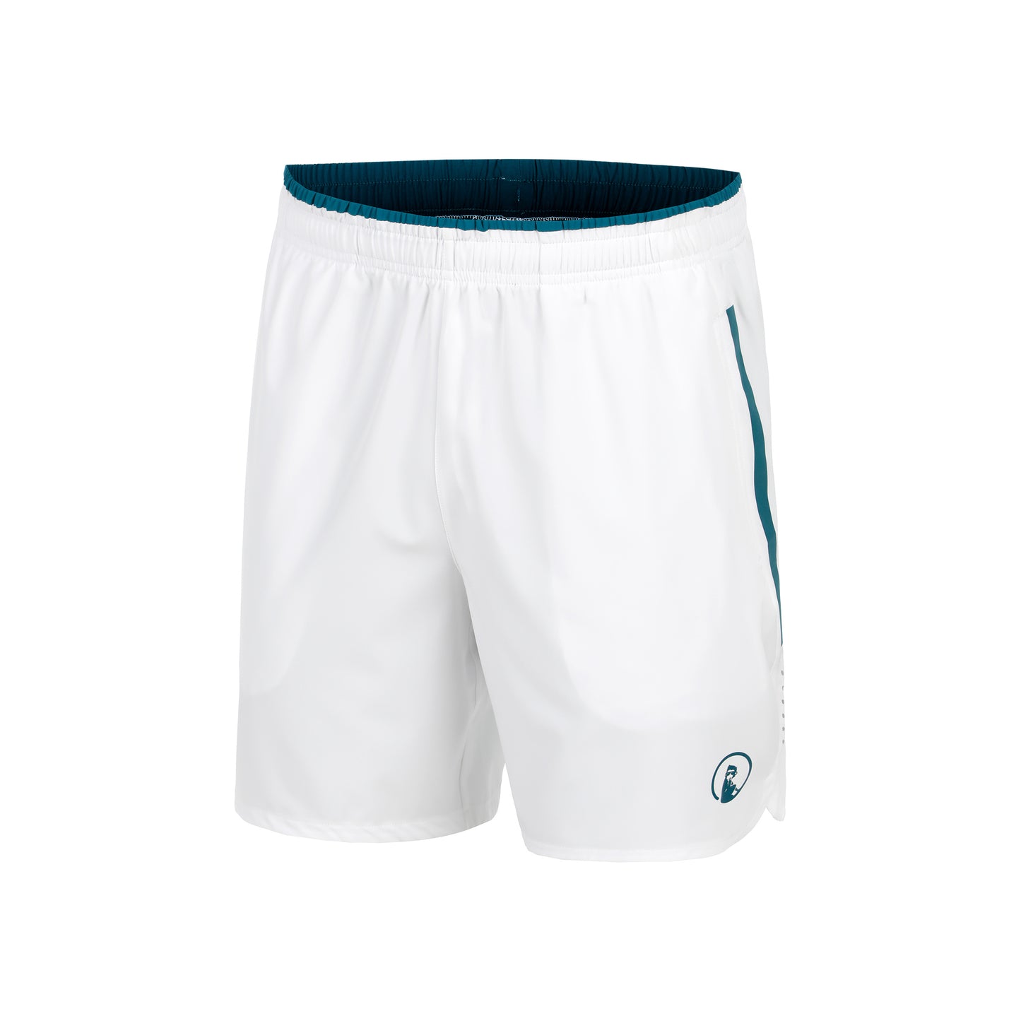 Quiet Please Create Drop 7in Shorts Men-White,Petrol