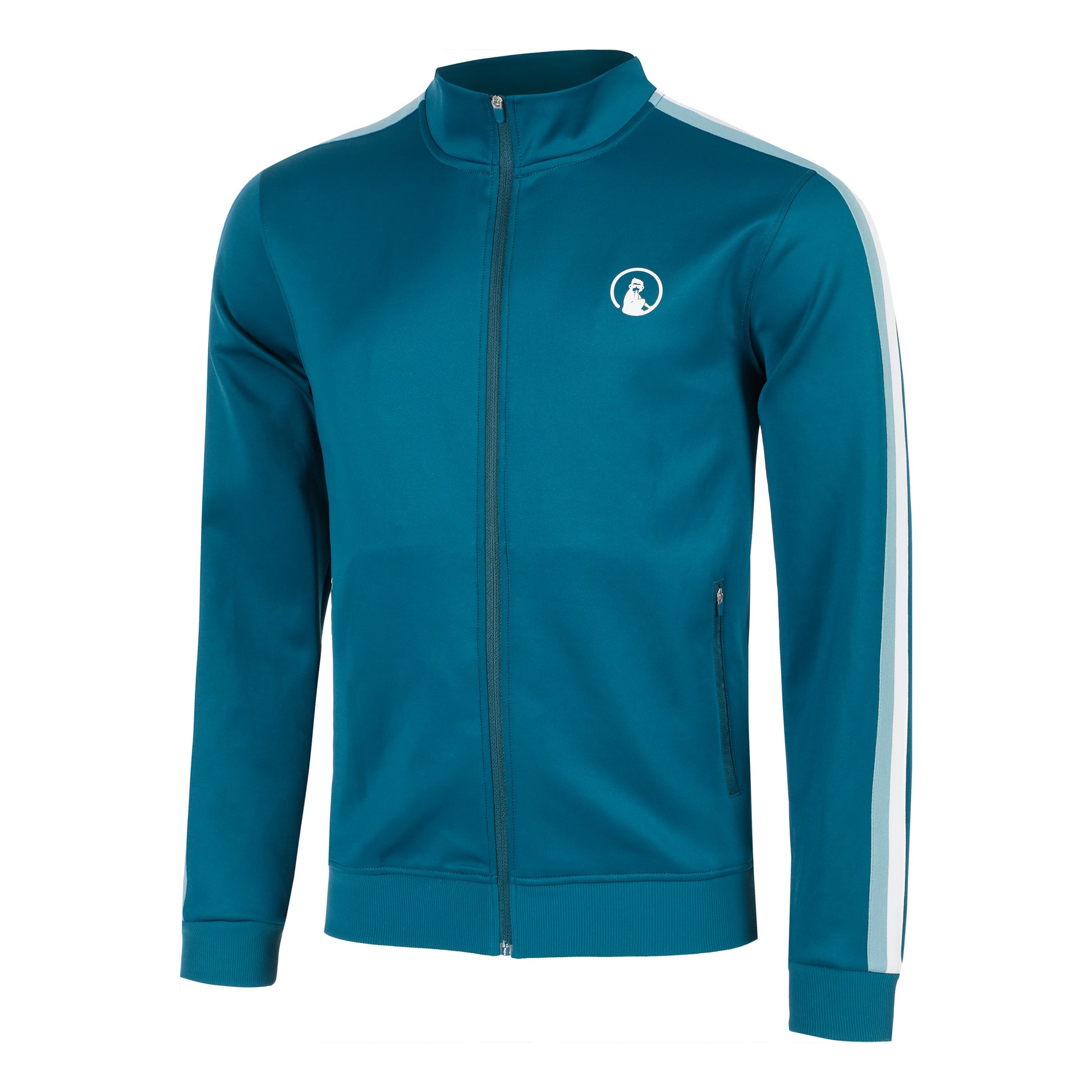 Quiet Please Create Stripes Training Jacket Men-Petrol,Multicoloured