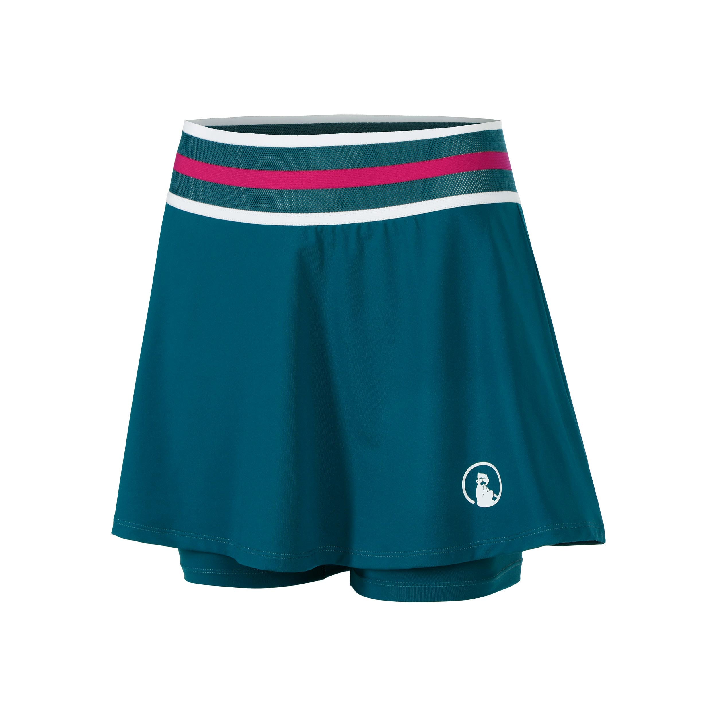 Quiet Please Create Bounce Skirt Women-Petrol,Multicoloured