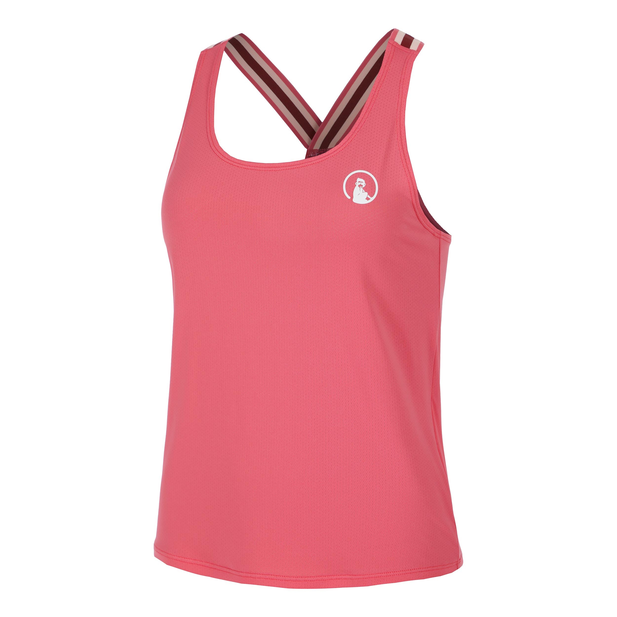 Quiet Please Endlessly Serve & Volley 2.0 Tank Top Women-Coral,Multicoloured