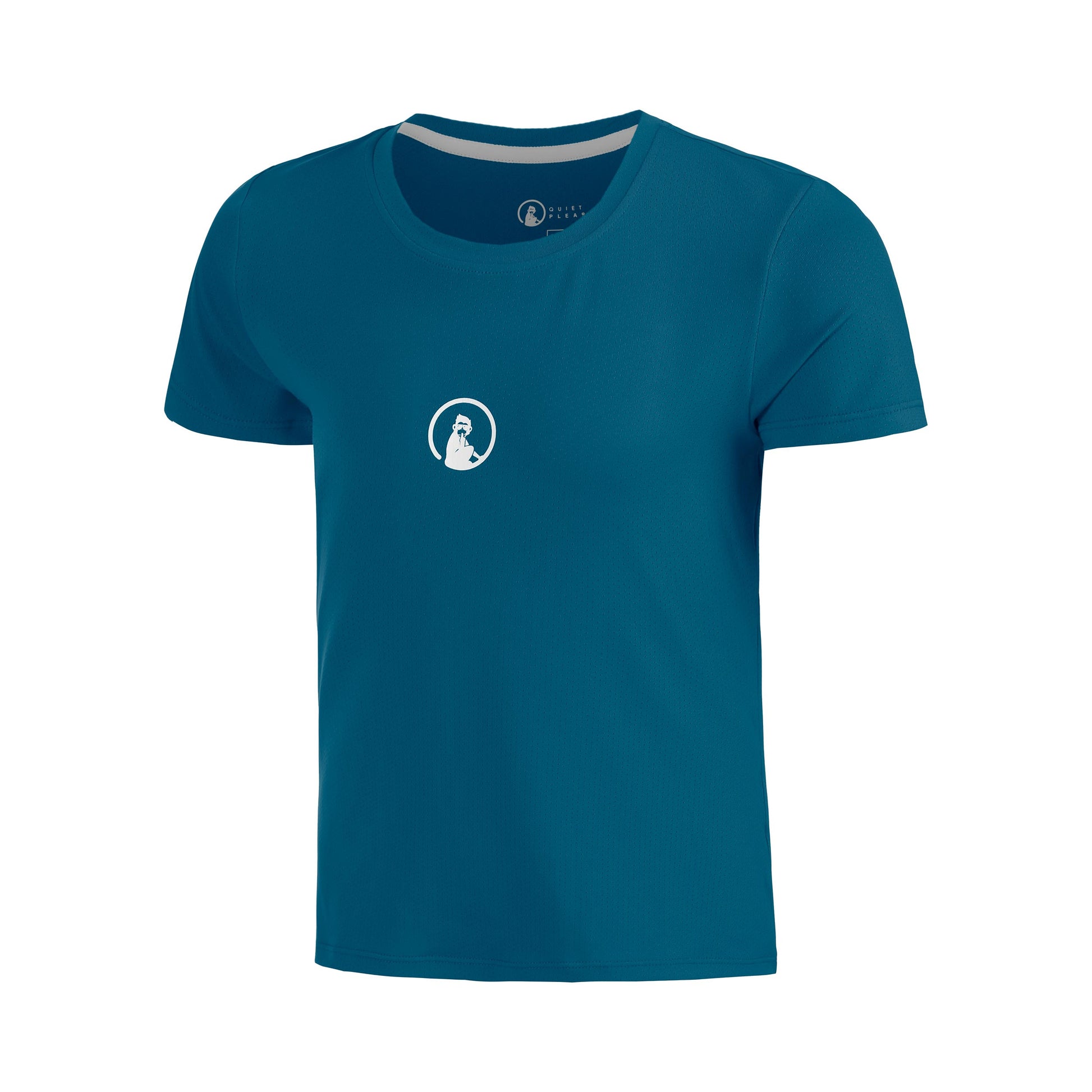 Quiet Please Create Retriever T-Shirt Mädchen-Petrol,Weiß
