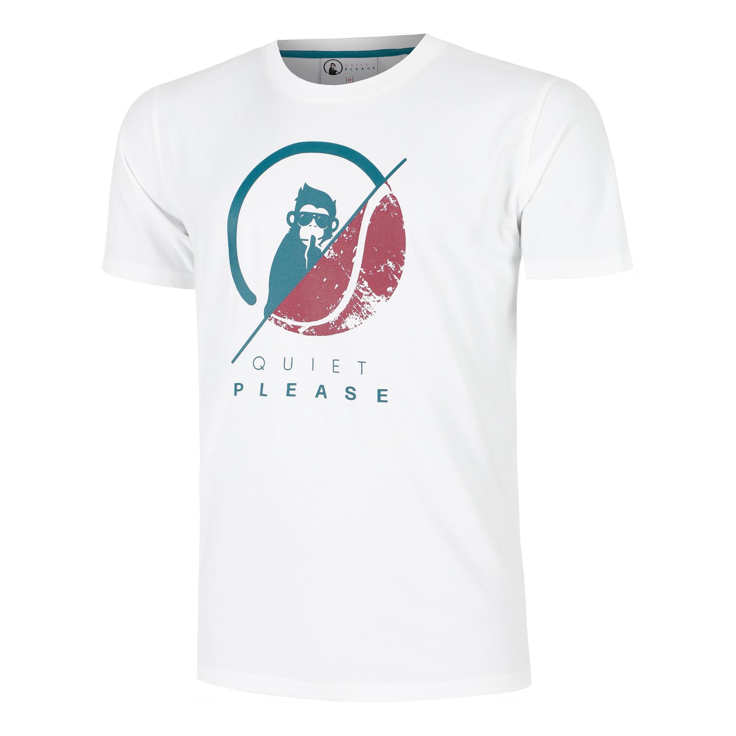 Quiet Please Create 40:40 T-Shirt Men-White,Multicoloured