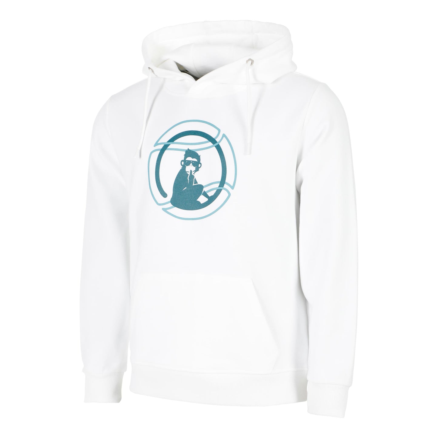 Quiet Please Create Bracket Hoody Men-White,Multicoloured