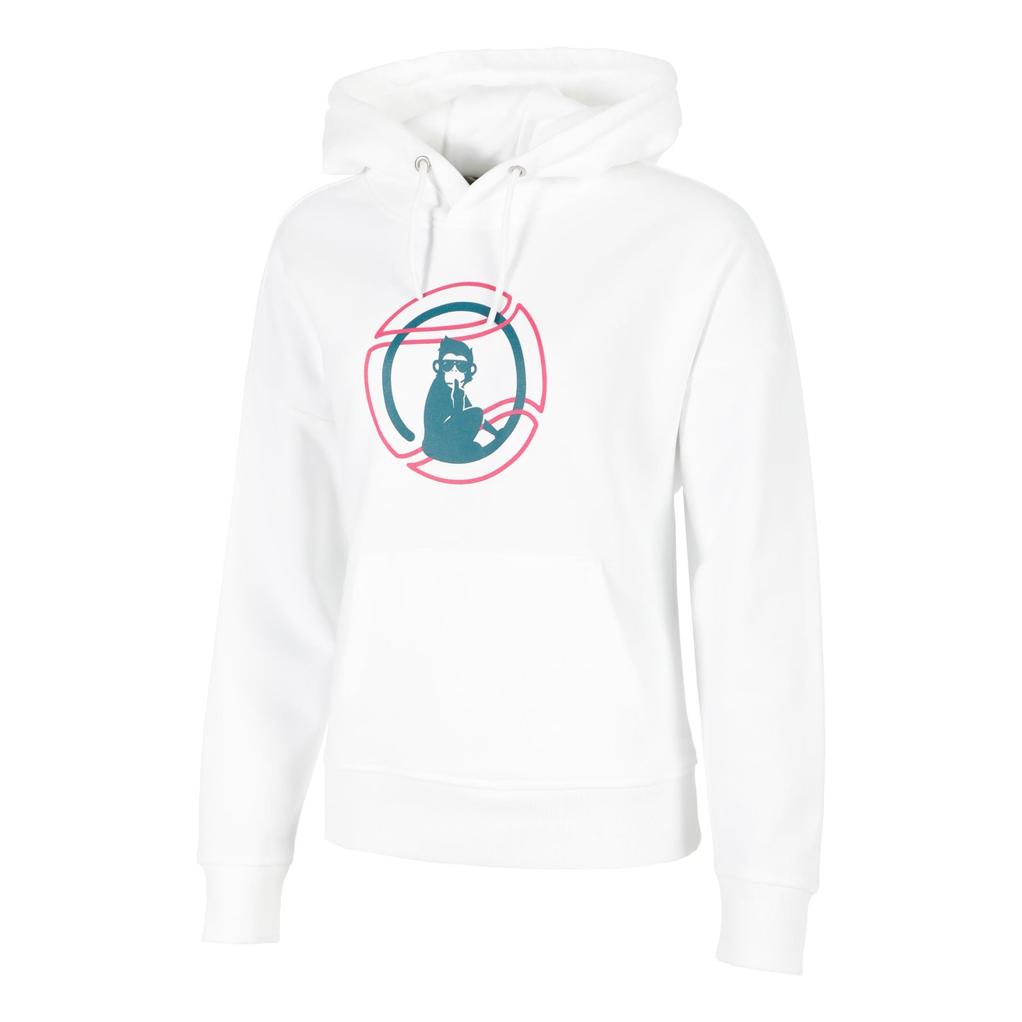 Quiet Please Create Hoody Women-White,Multicoloured