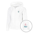 Create Flower Zip Hoodie Women-White,Multicoloured