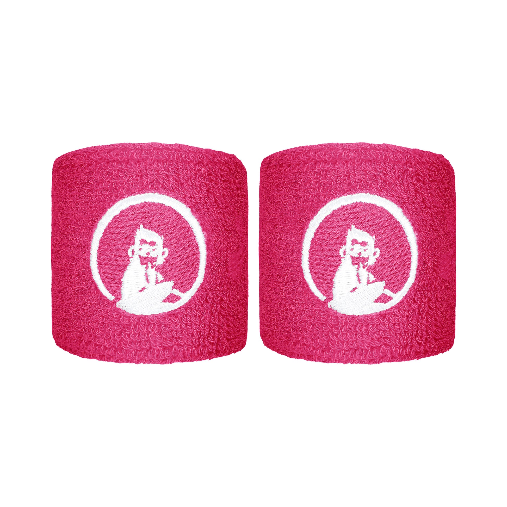 Quiet Please Wristband 2 Pack short - pink