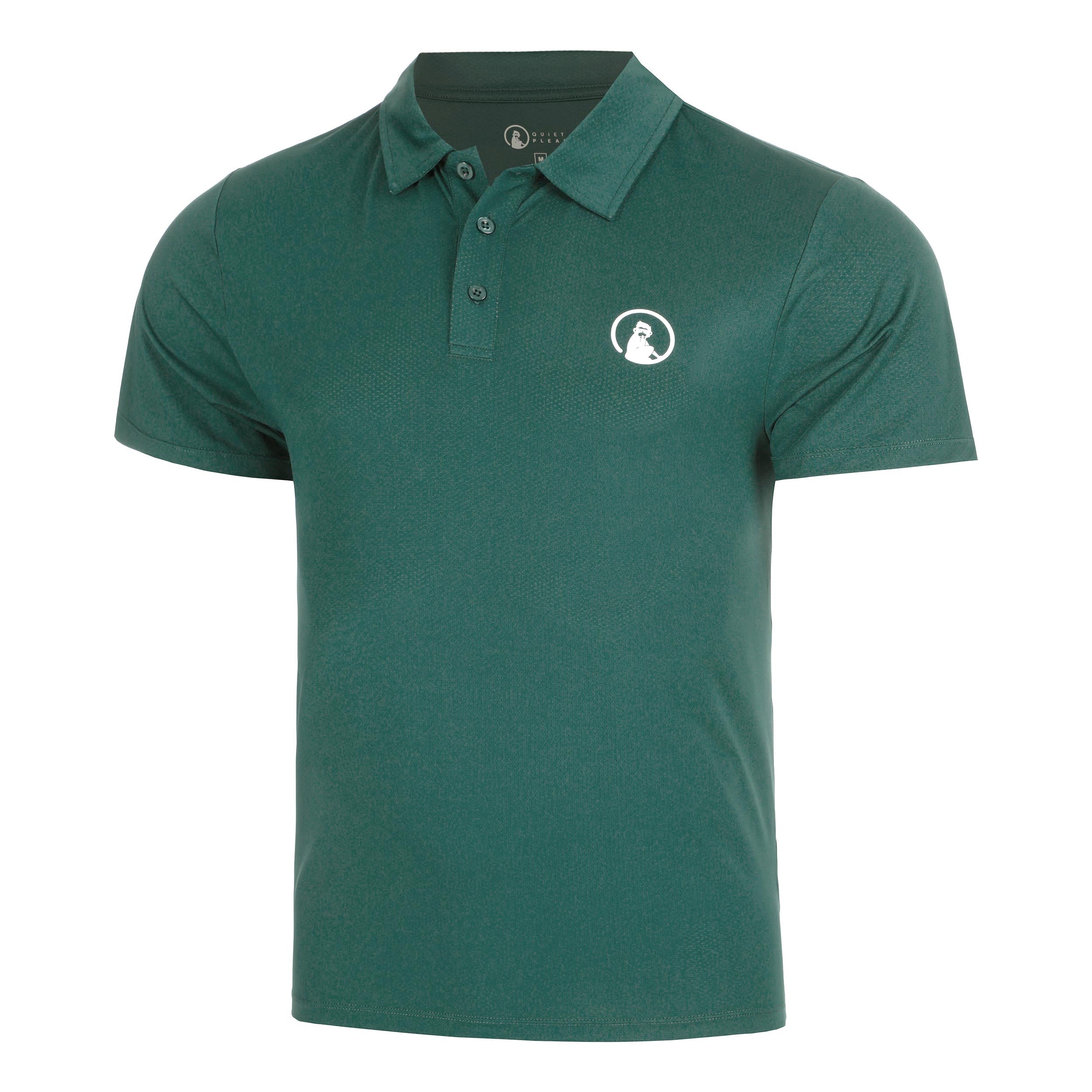 Quiet Please Tournament Polo Men-green