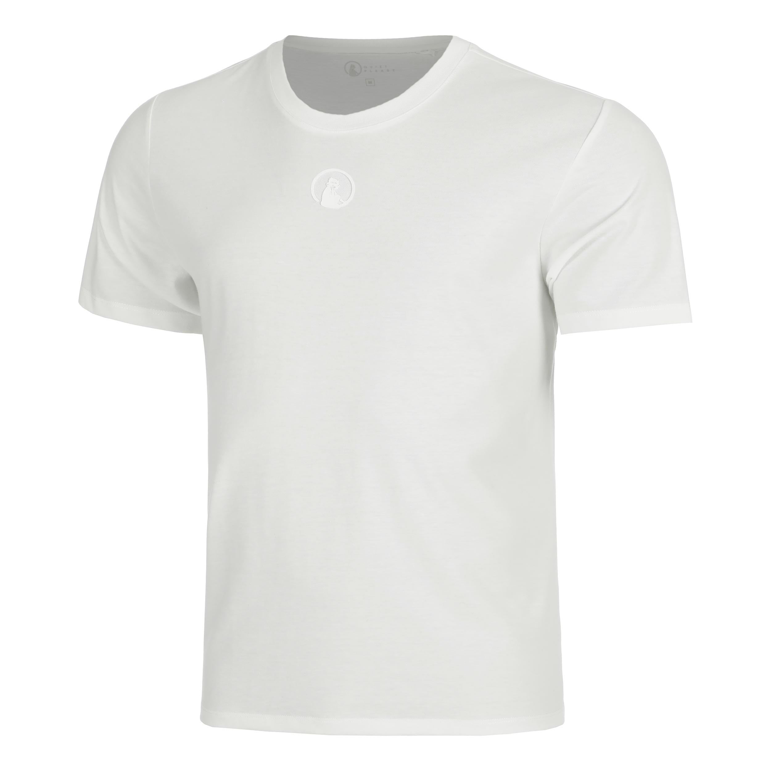 Quiet Please Tonal Core T-Shirt Men-cream