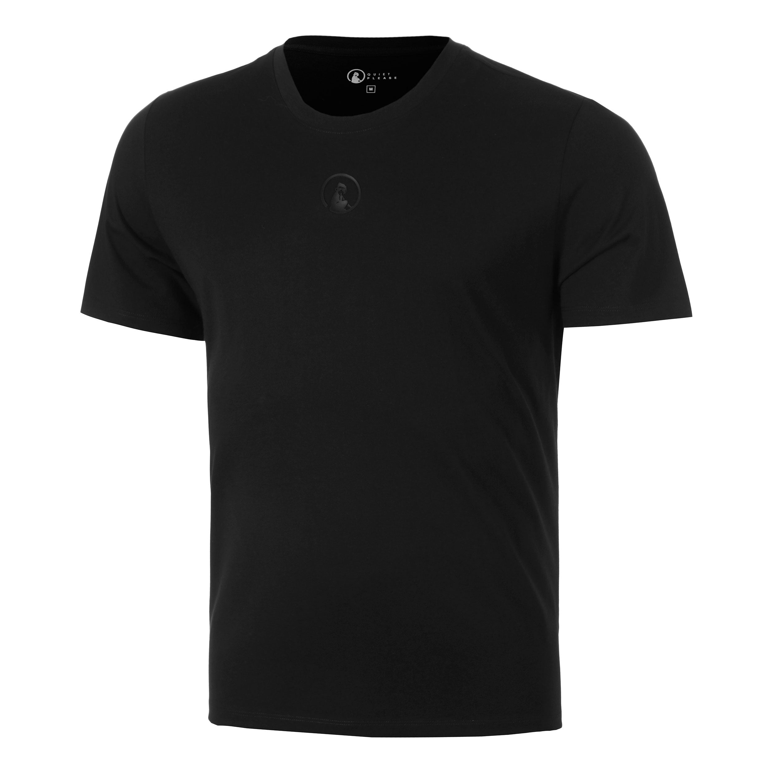 Quiet Please Tonal Core T-Shirt Men-black