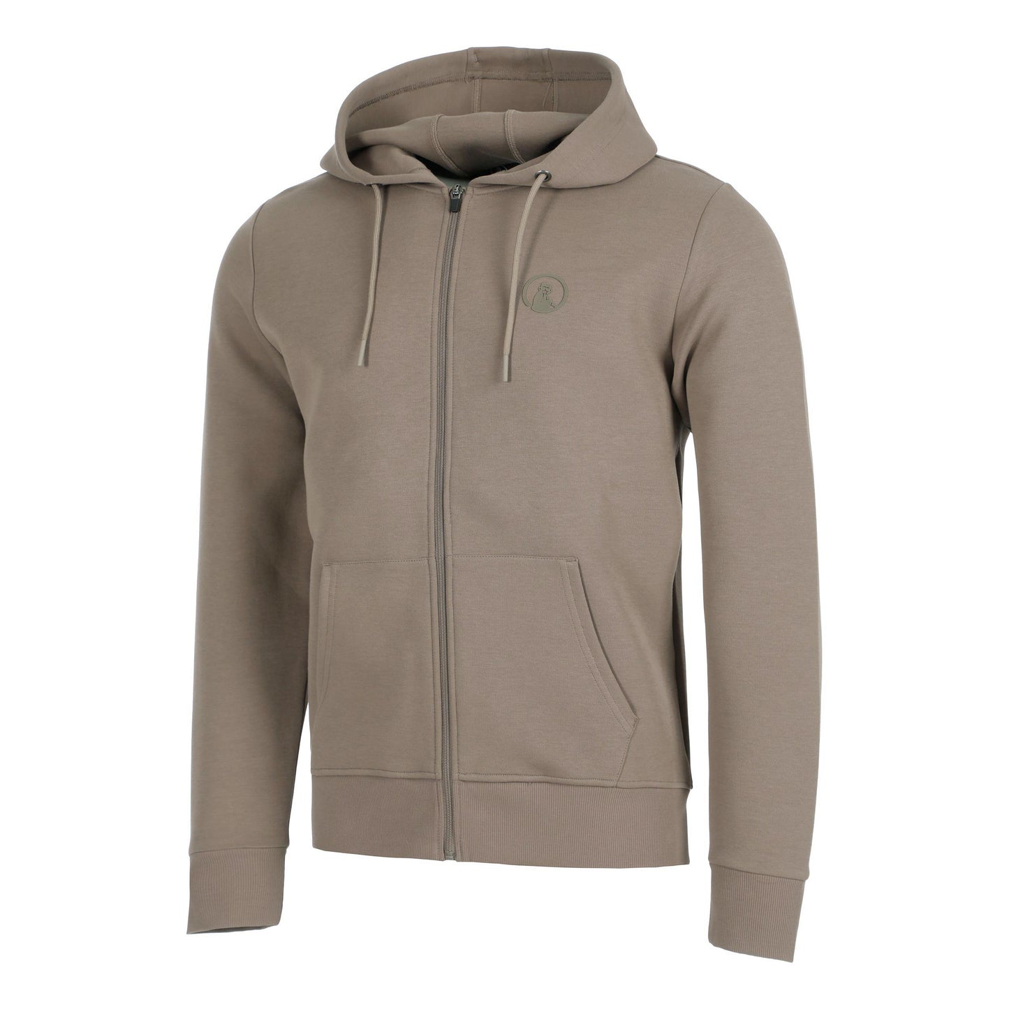 Quiet Please Tonal Core Zip Sweatjacke Herren - grau, braun