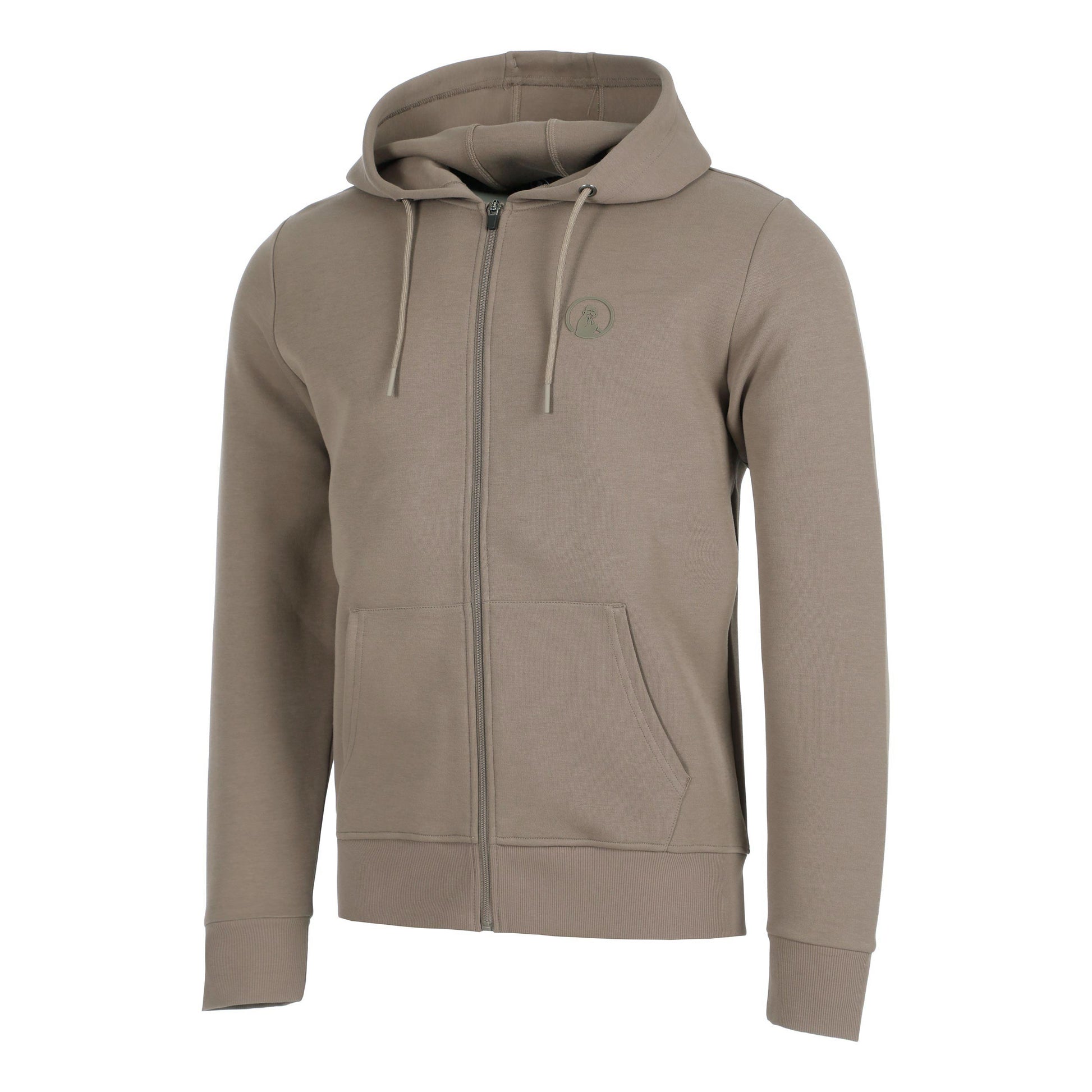 Quiet Please Tonal Core Zip Sweatjacke Herren - grau, braun