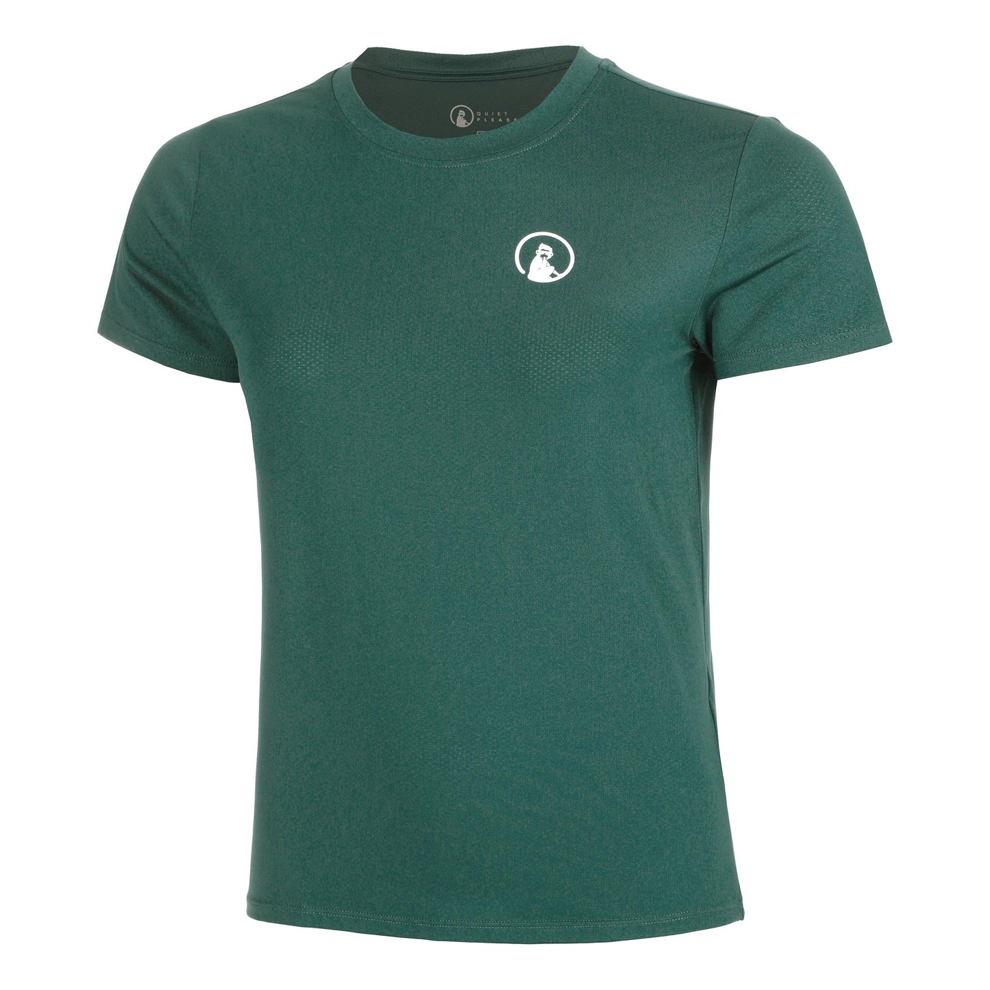 Quiet Please Retriever T-Shirt Damen-grün