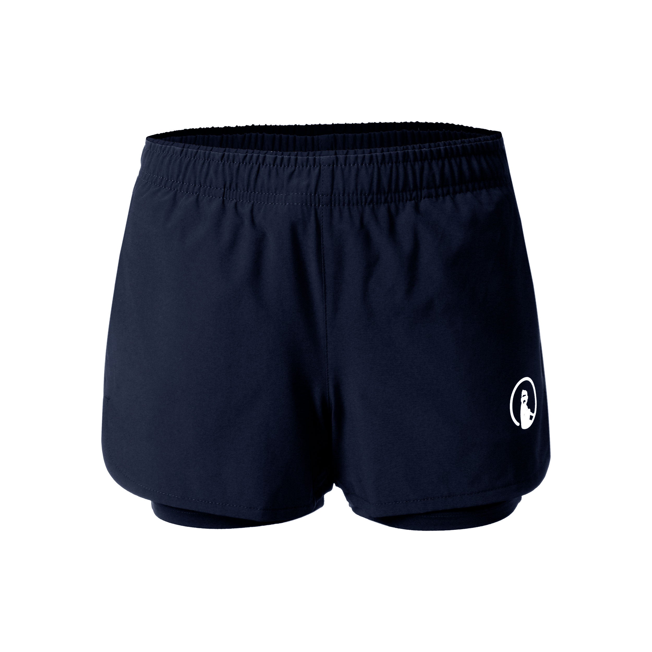 Quiet Please Point 2in1 Shorts Girls-dark blue