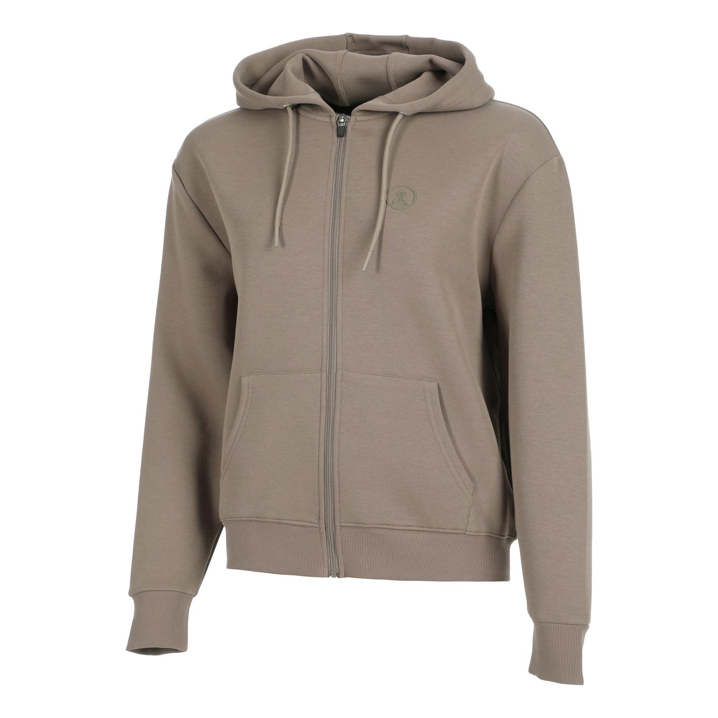 Quiet Please Tonal Core Zip Sweatjacke Damen - grau, braun