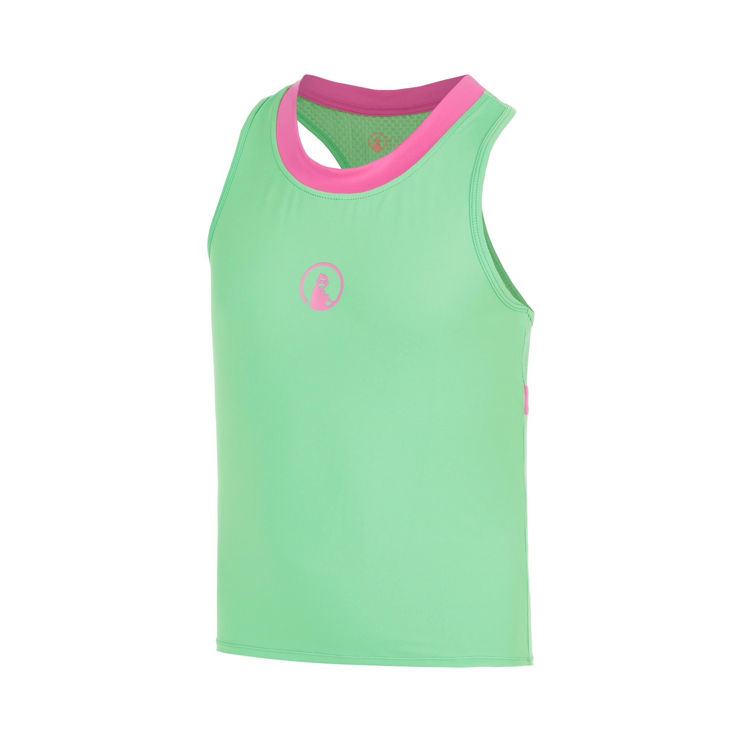 Quiet Please Joy Racerback 2.0 Tank-Top Mädchen - grün, weiß