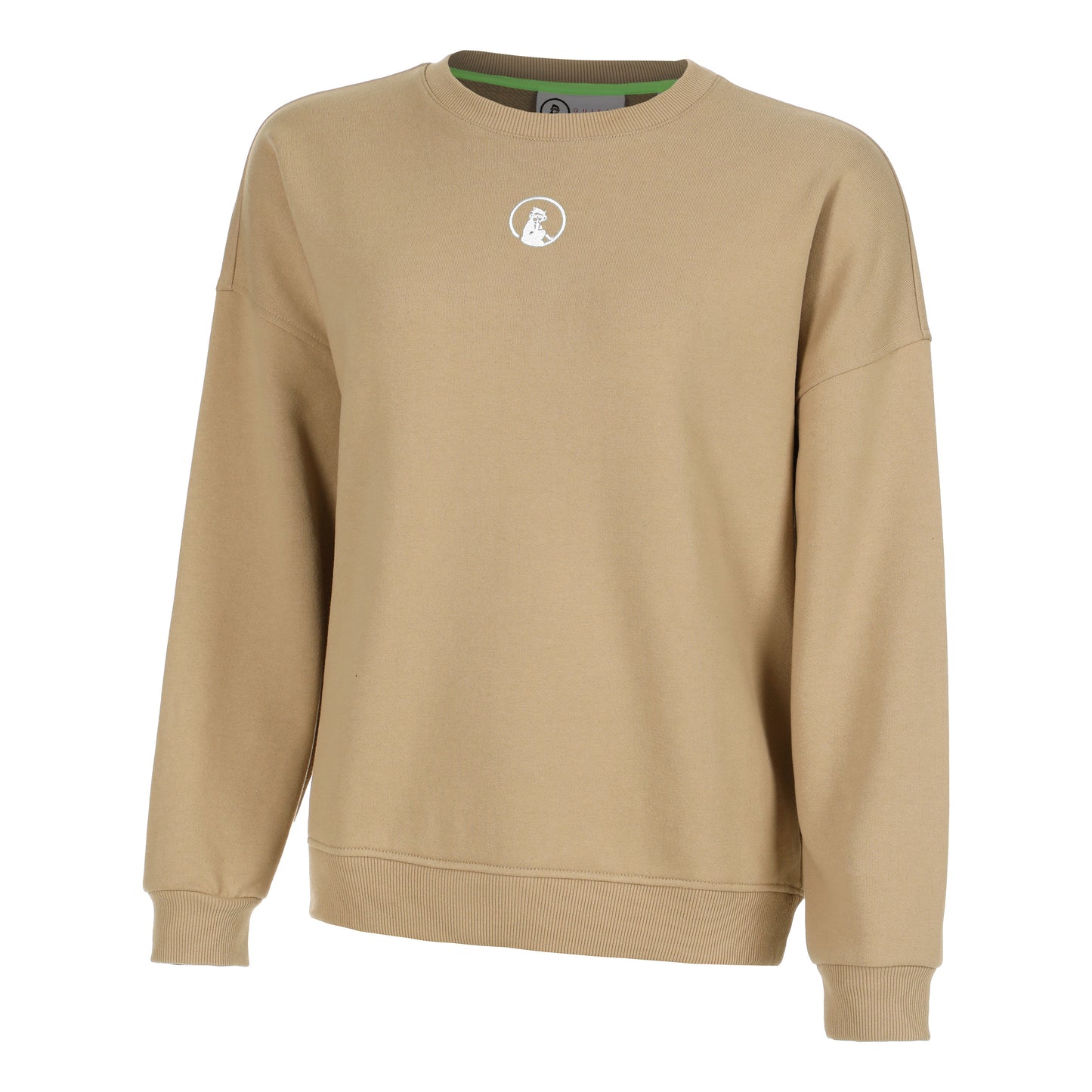 Quiet Please Wild Oversize Sweatshirt Damen-Beige