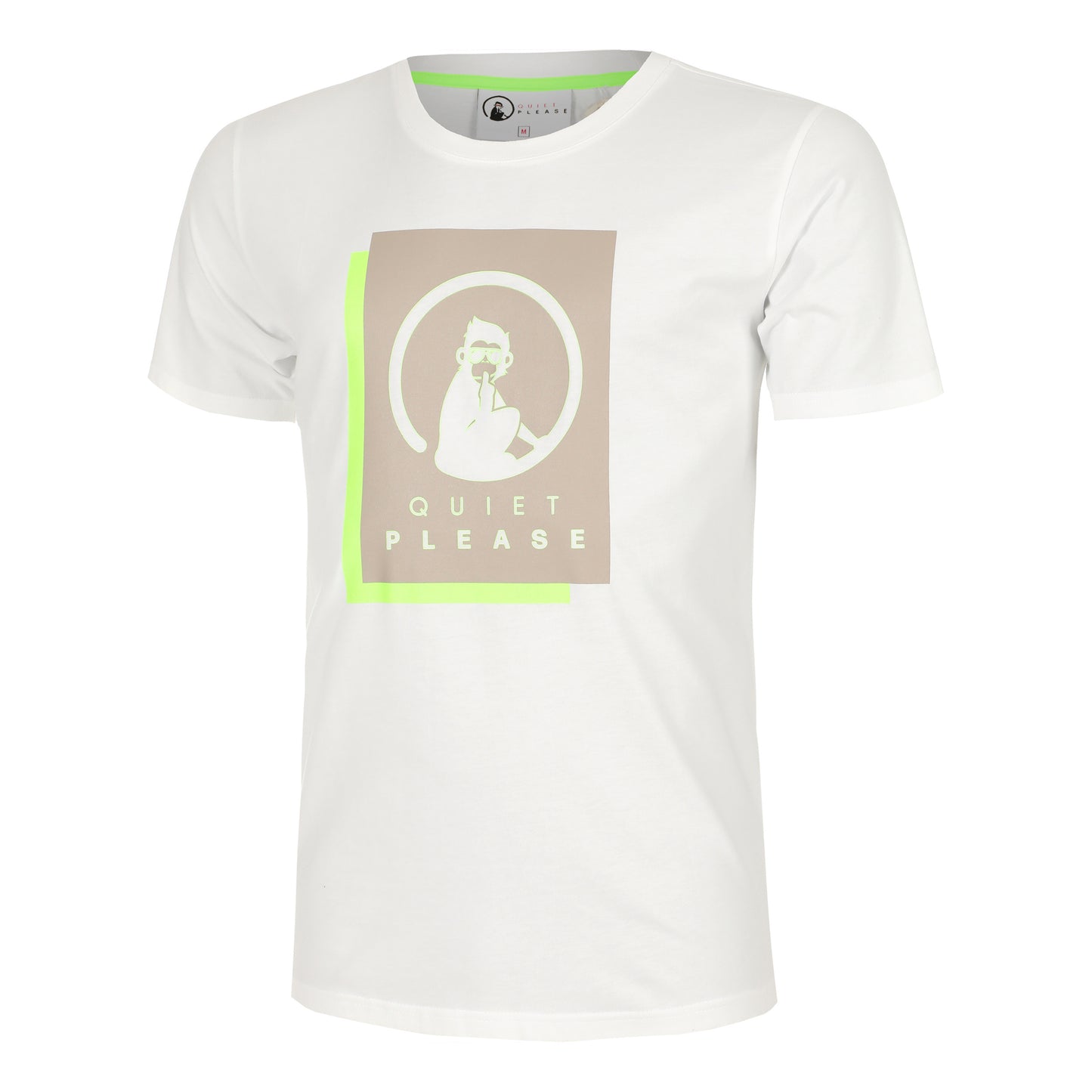 Quiet Please Wild Layer T-Shirt Herren-Weiß,Mehrfarbig