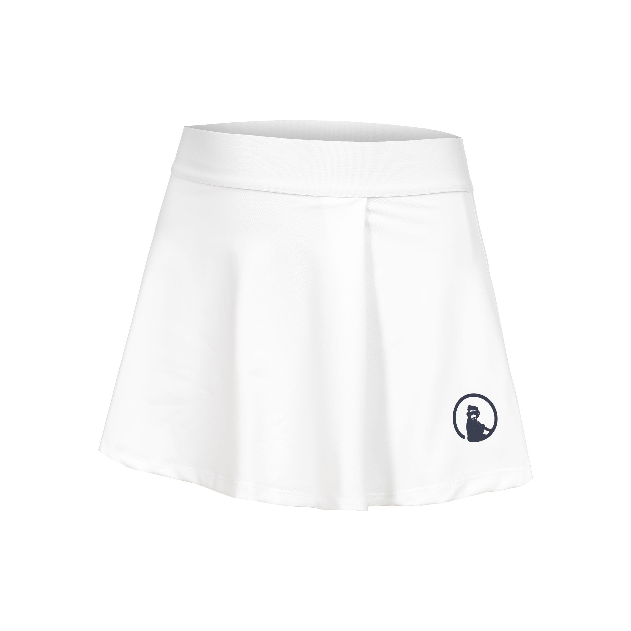 Quiet Please Bounce Skirt Girls-White,Dark Blue