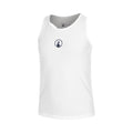 Racerback Tank-Top Mädchen-Weiß,Dunkelblau