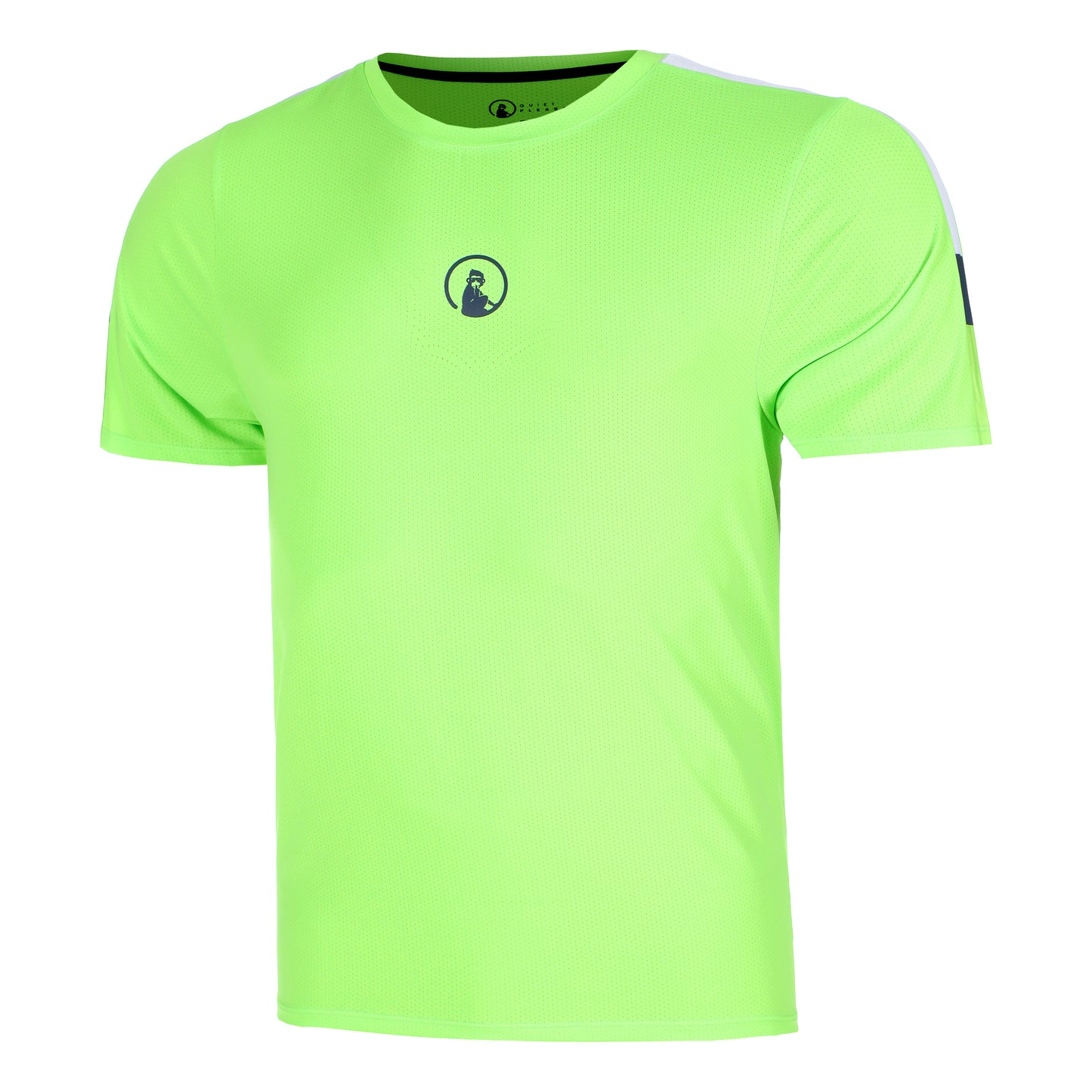 Quiet Please Wild Receiver Hori T-Shirt Men-Neon Green,Multicoloured